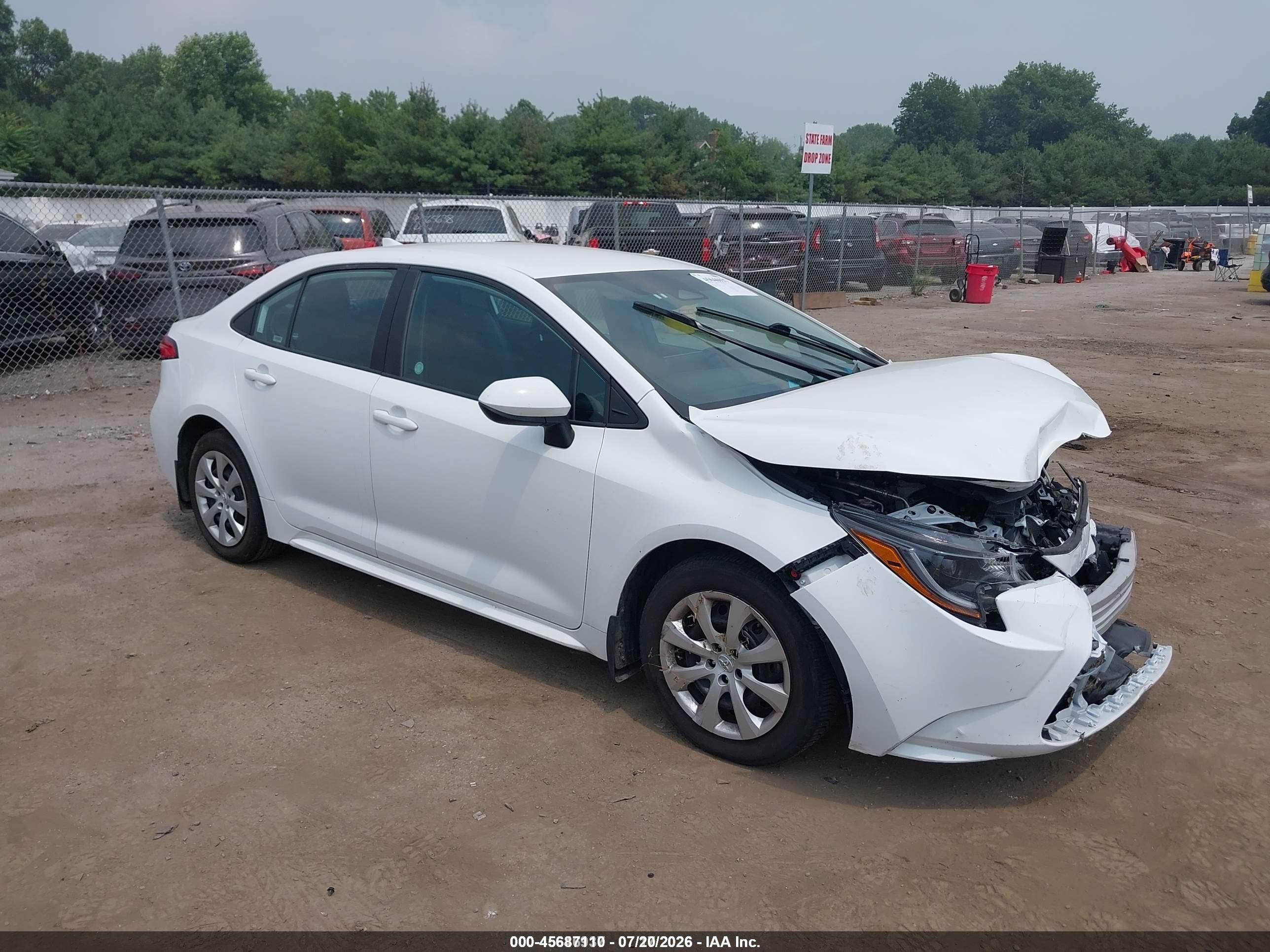 2024 Toyota Corolla LE, VIN 5YFB4MDE3RP124101 — Repossession