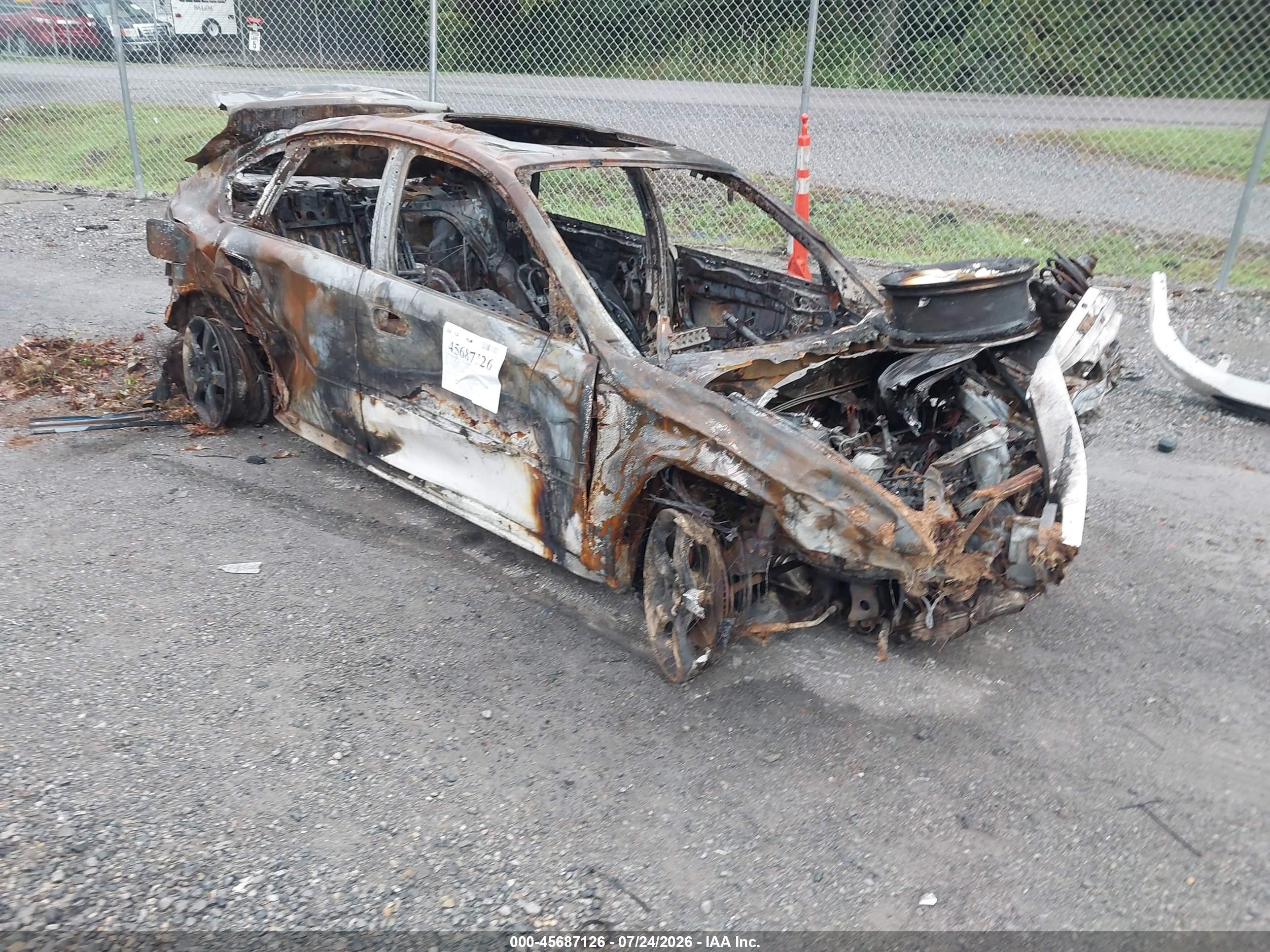 2008 Subaru Legacy Special, VIN 4S3BL616587214541 — Burn