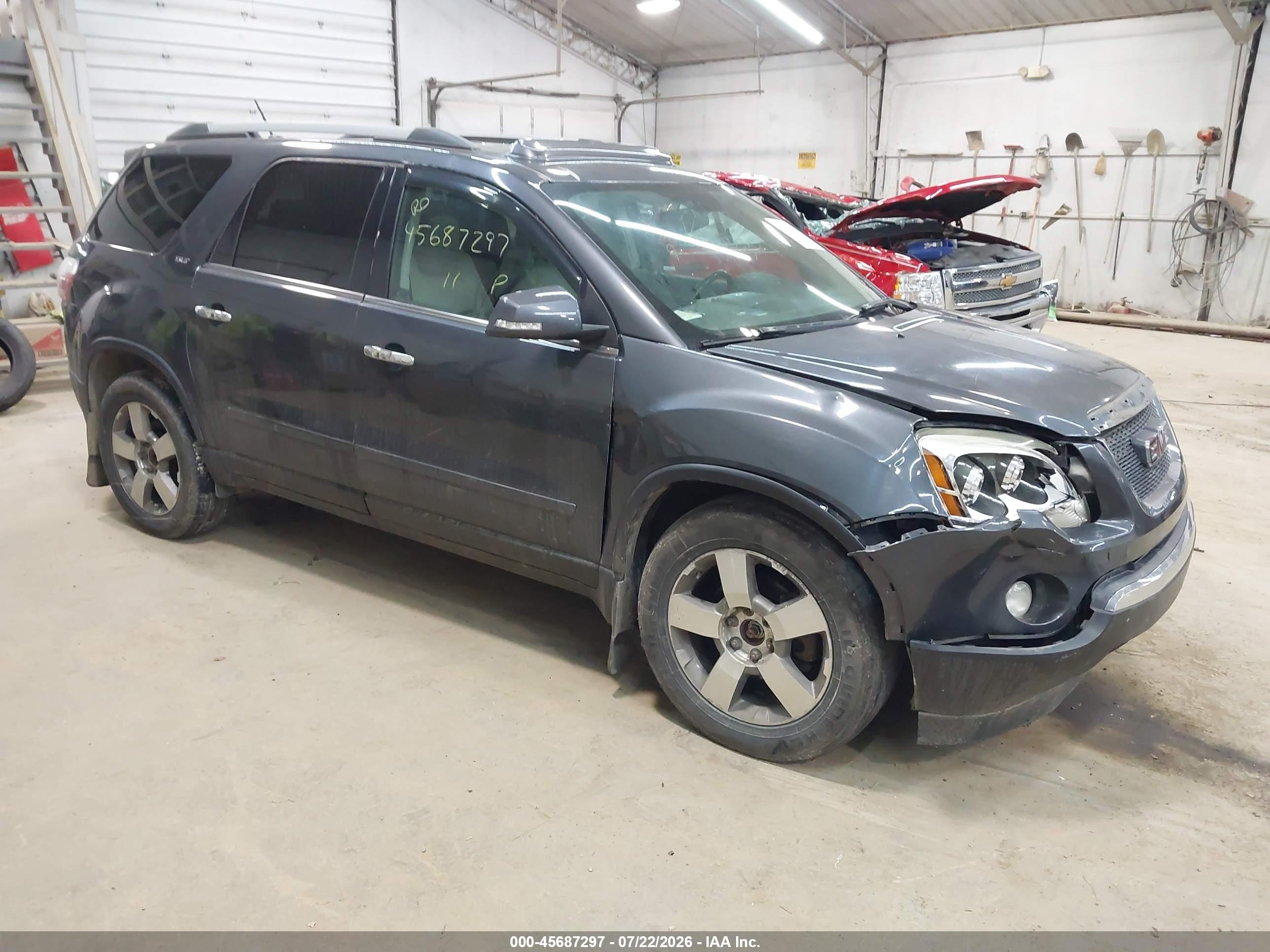 2011 GMC Acadia SLT1, VIN 1GKKVRED8BJ163734 — Перед