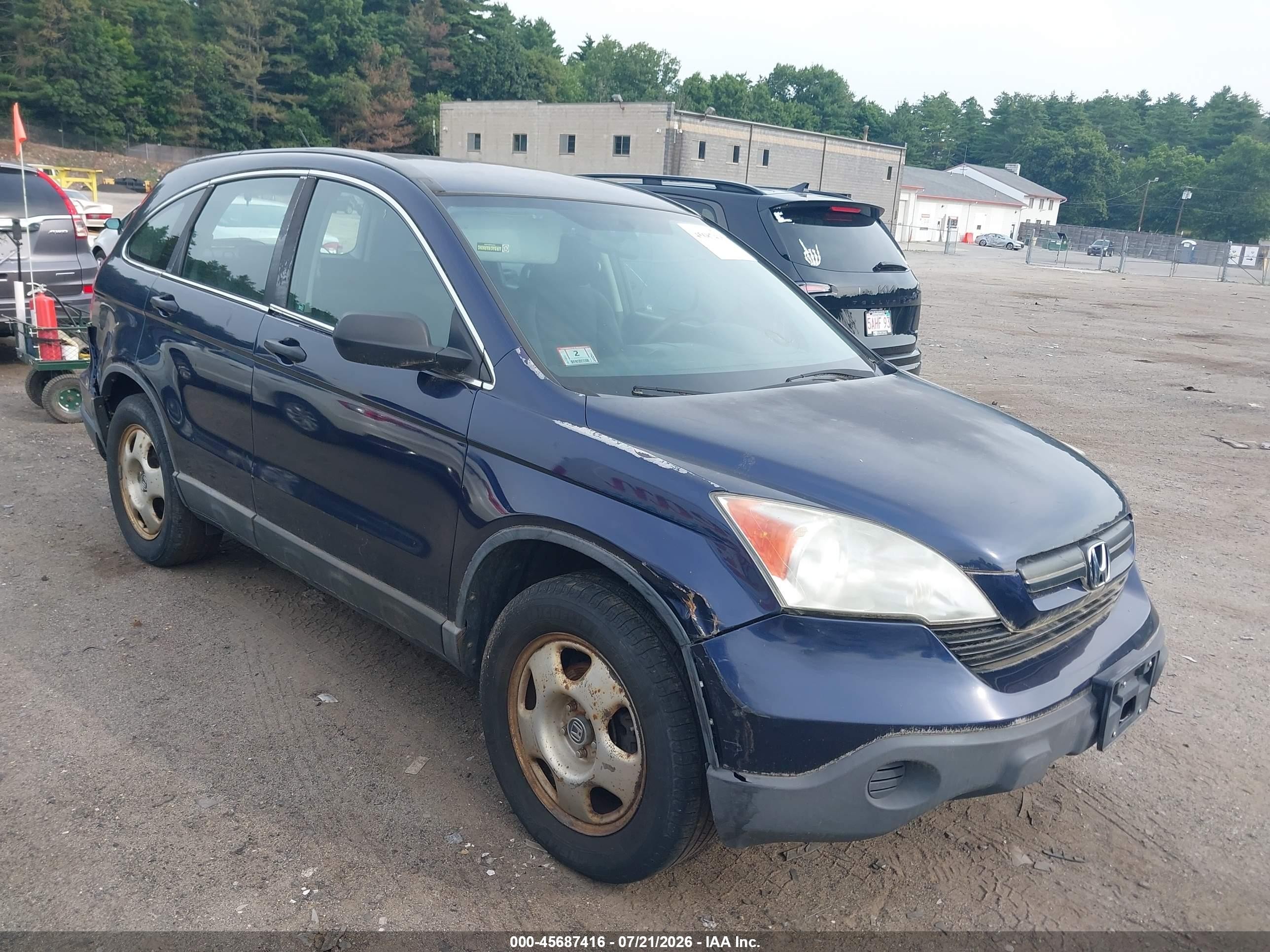 2009 Honda CR-V LX, VIN 5J6RE48389L050732 — Обычный износ