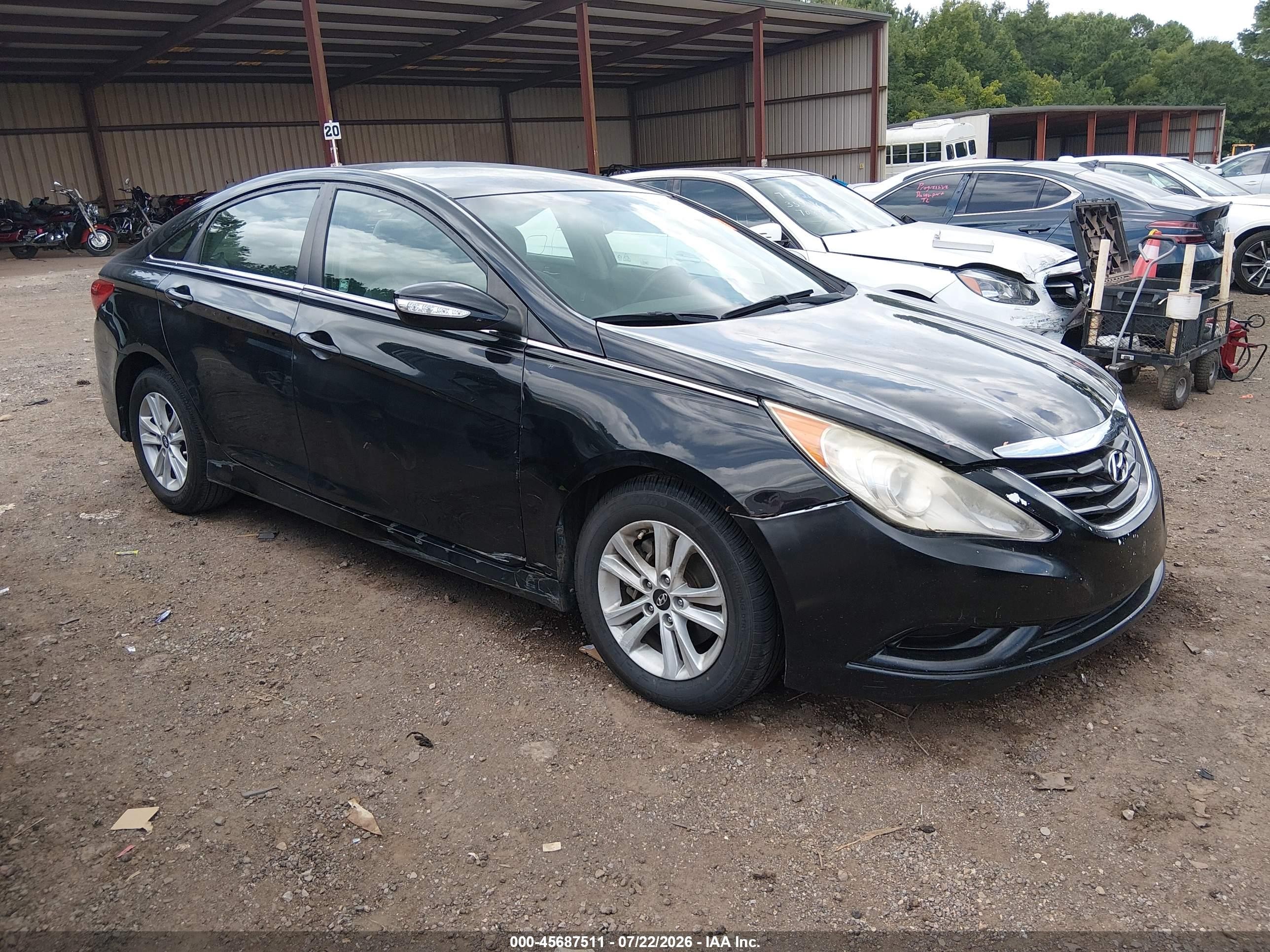2014 Hyundai Sonata GLS, VIN 5NPEB4AC9EH948231 — Side