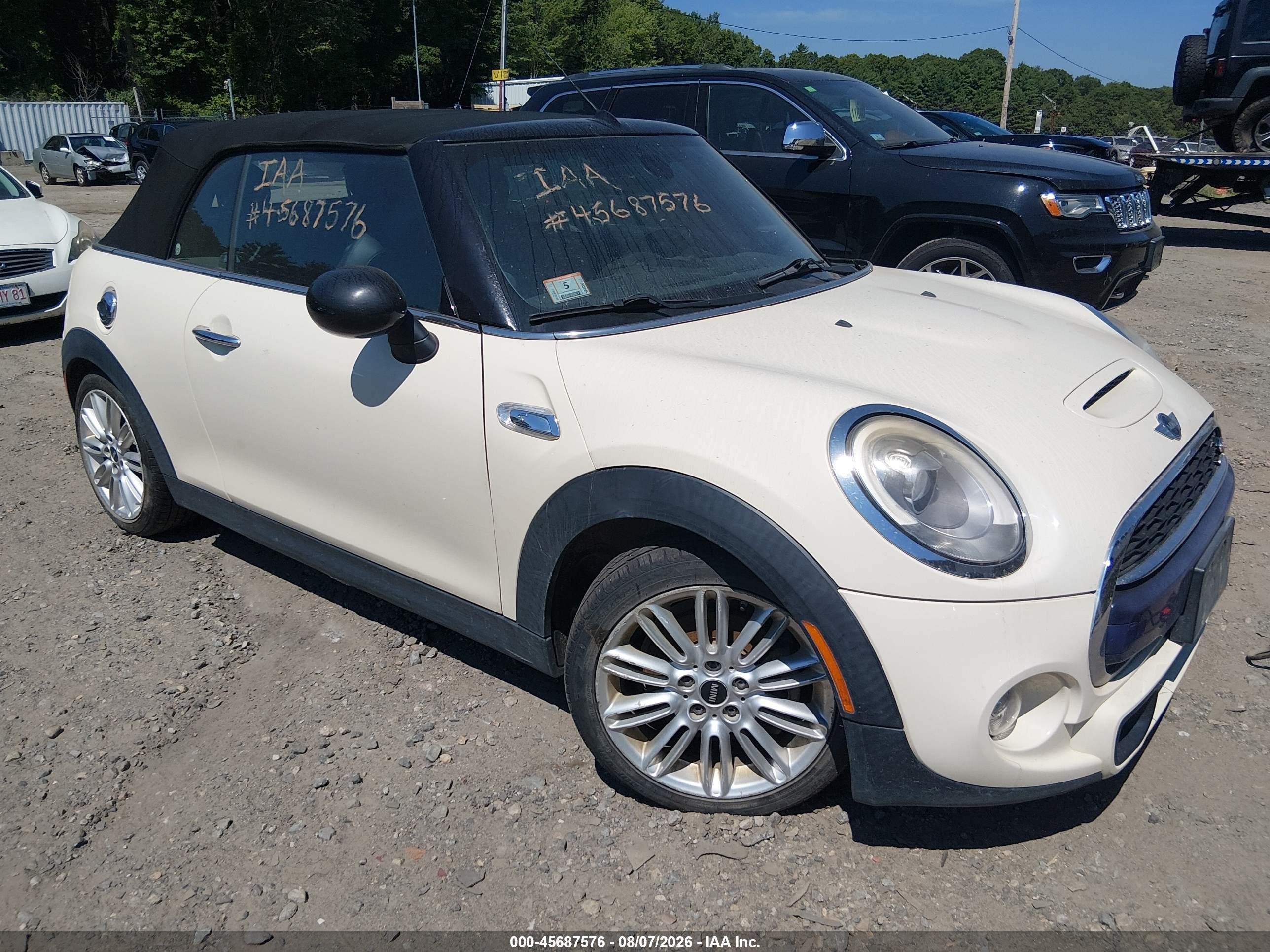 2016 MINI Convertible S, VIN WMWWG9C52G3A92139 — Пресная вода