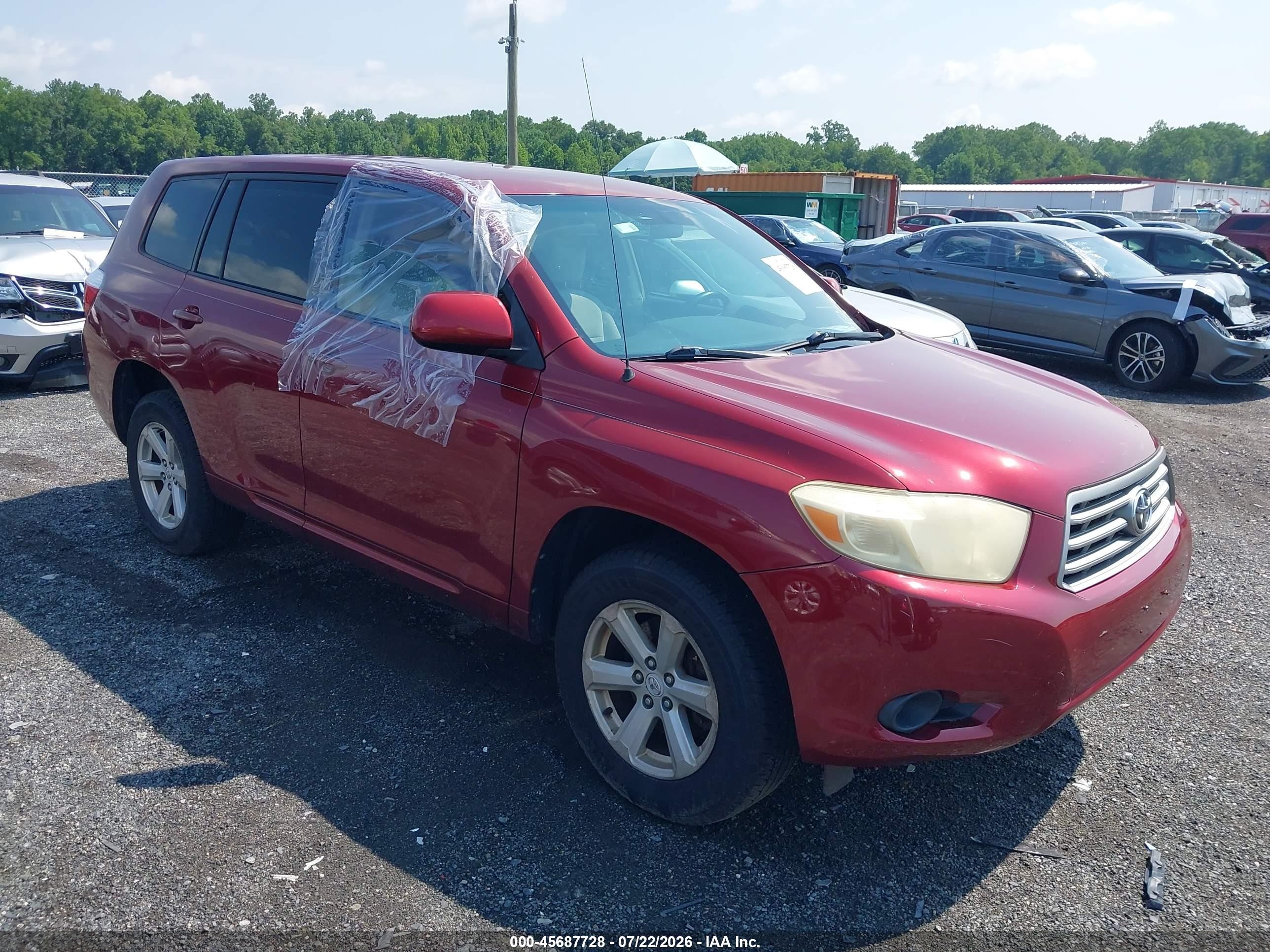 2008 Toyota Highlander, VIN JTEES41A282049131 — Rear end