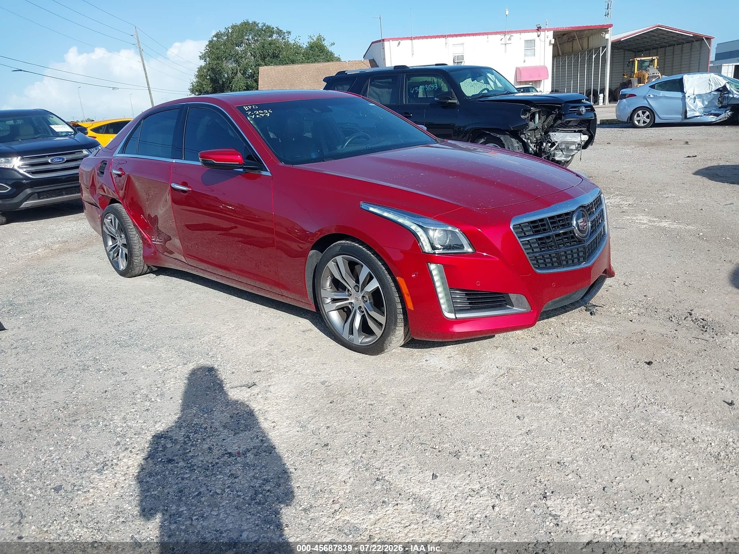 2014 Cadillac CTS Vsport Premium RWD, VIN 1G6AV5S80E0188373 — Бок