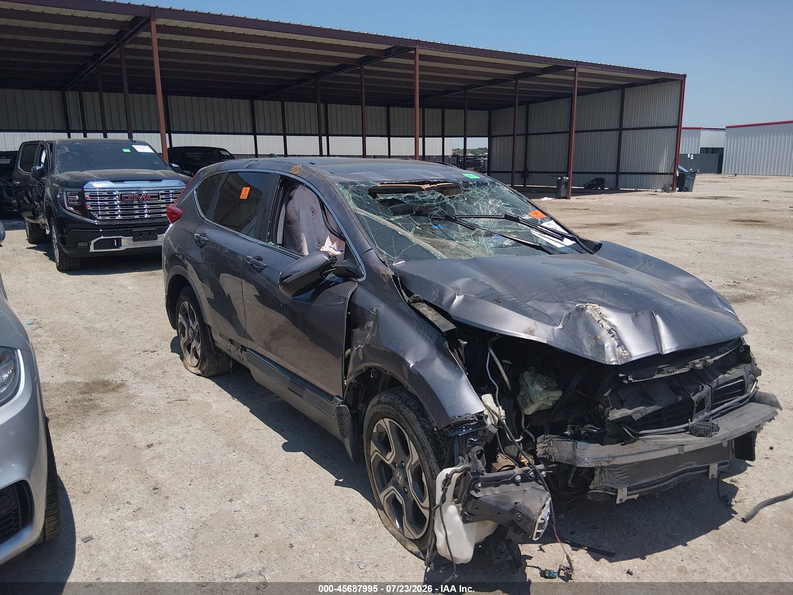 2017 Honda CR-V EX, VIN 5J6RW2H57HL055096 — Biohazard / chemical