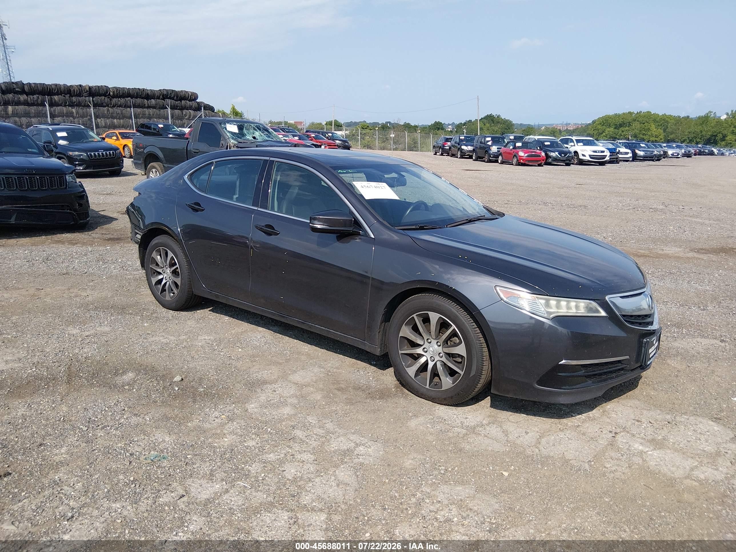 2016 Acura TLX, VIN 19UUB1F33GA014094 — Rear end