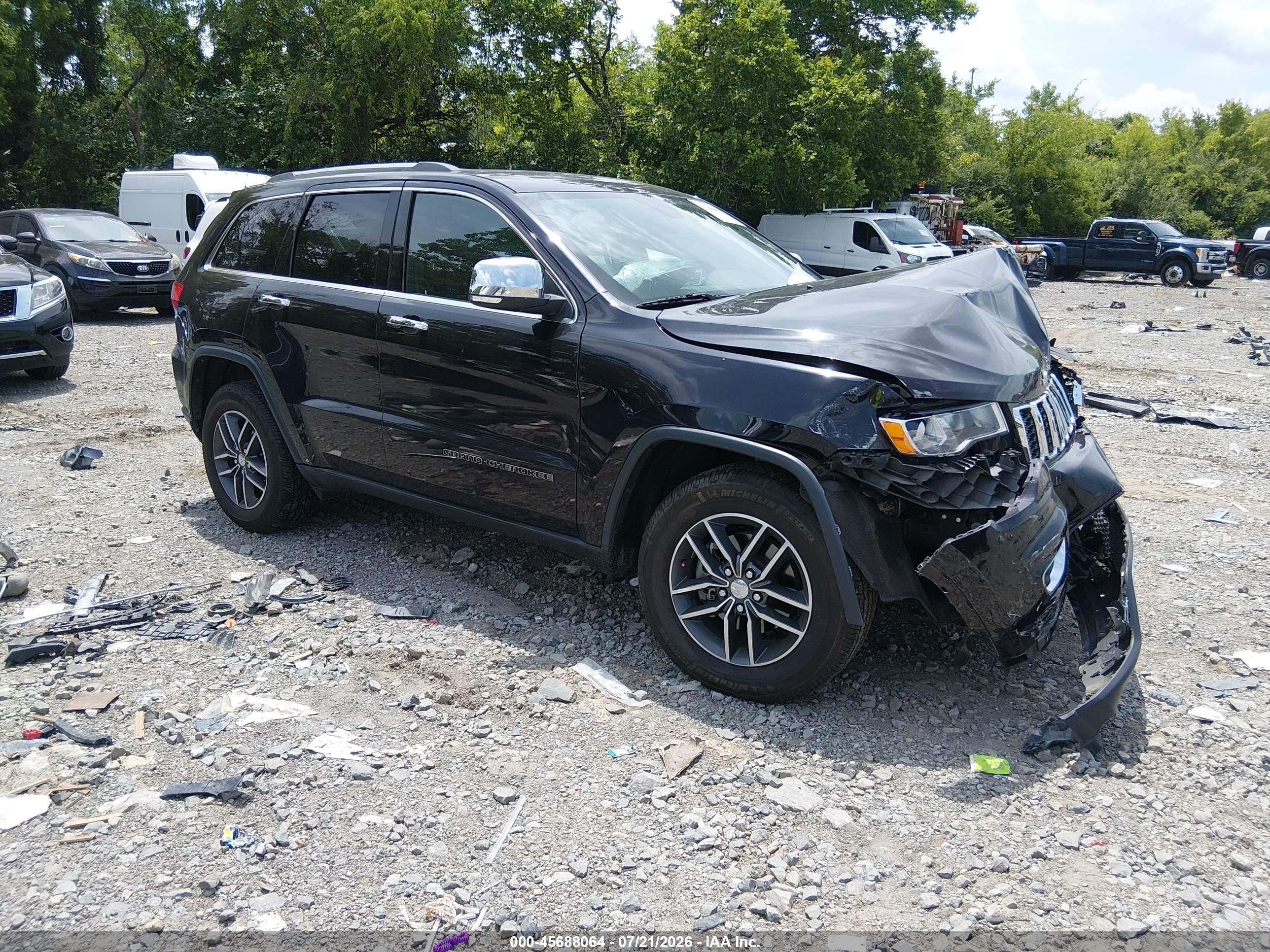 2018 Jeep Grand Cherokee Limited, VIN 1C4RJFBG9JC387987 — Front end
