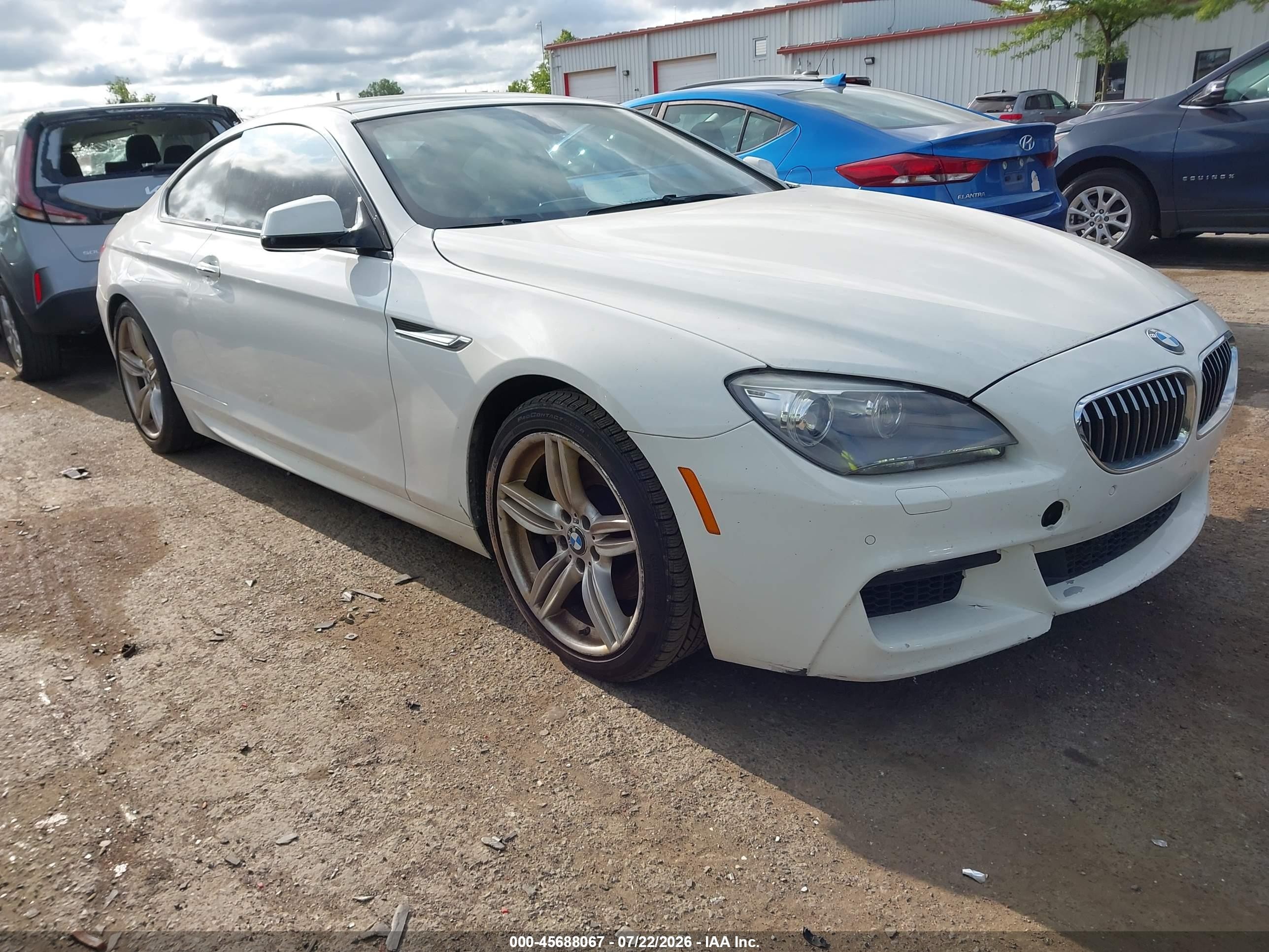 2013 BMW 6 Series 640i, VIN WBALW3C50DC892529 — Normal wear