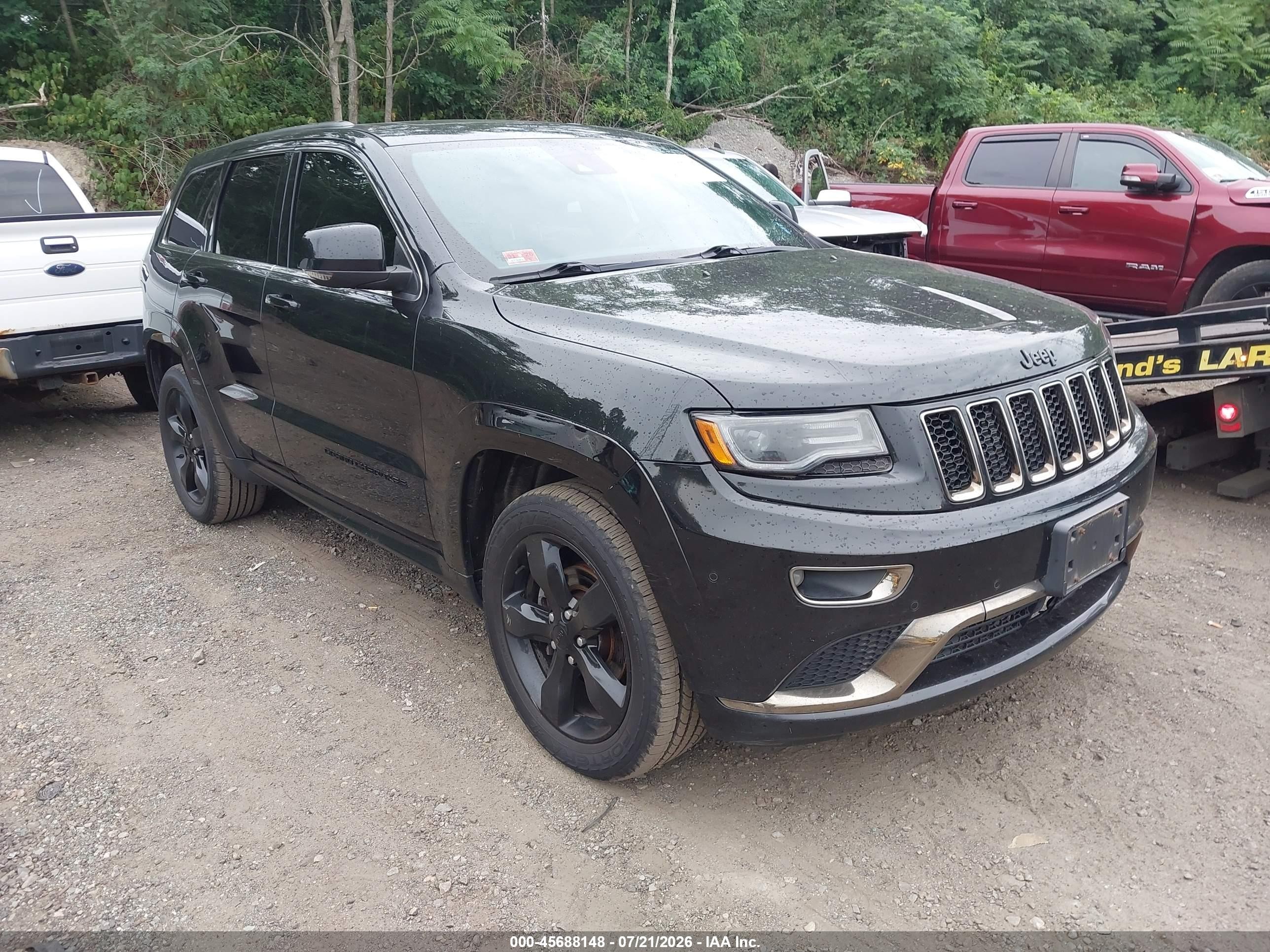 2016 Jeep Grand Cherokee Overland, VIN 1C4RJFCT1GC417522 — Обычный износ