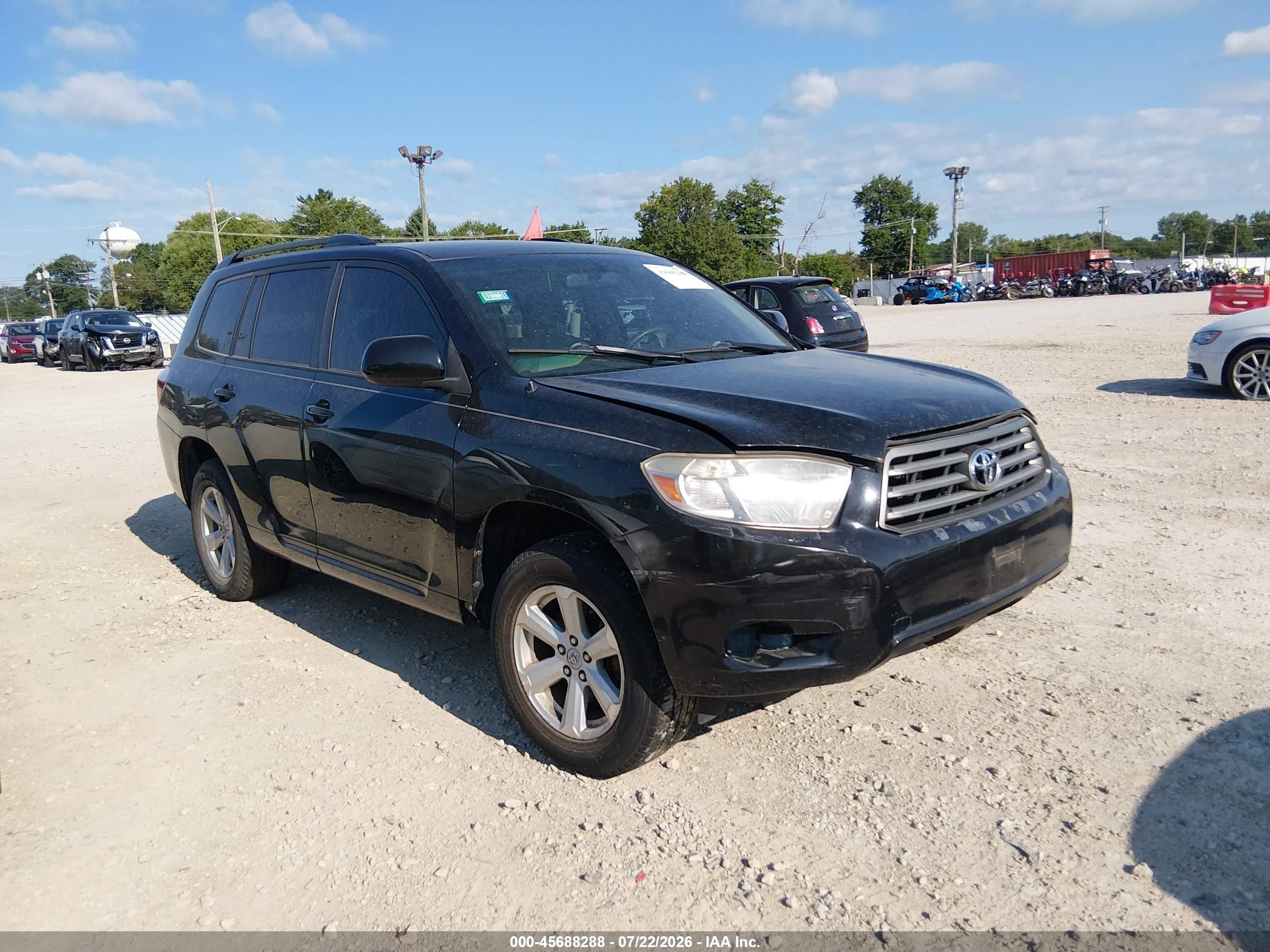 2010 Toyota Highlander, VIN 5TDZA3EH4AS006662 — Normal wear