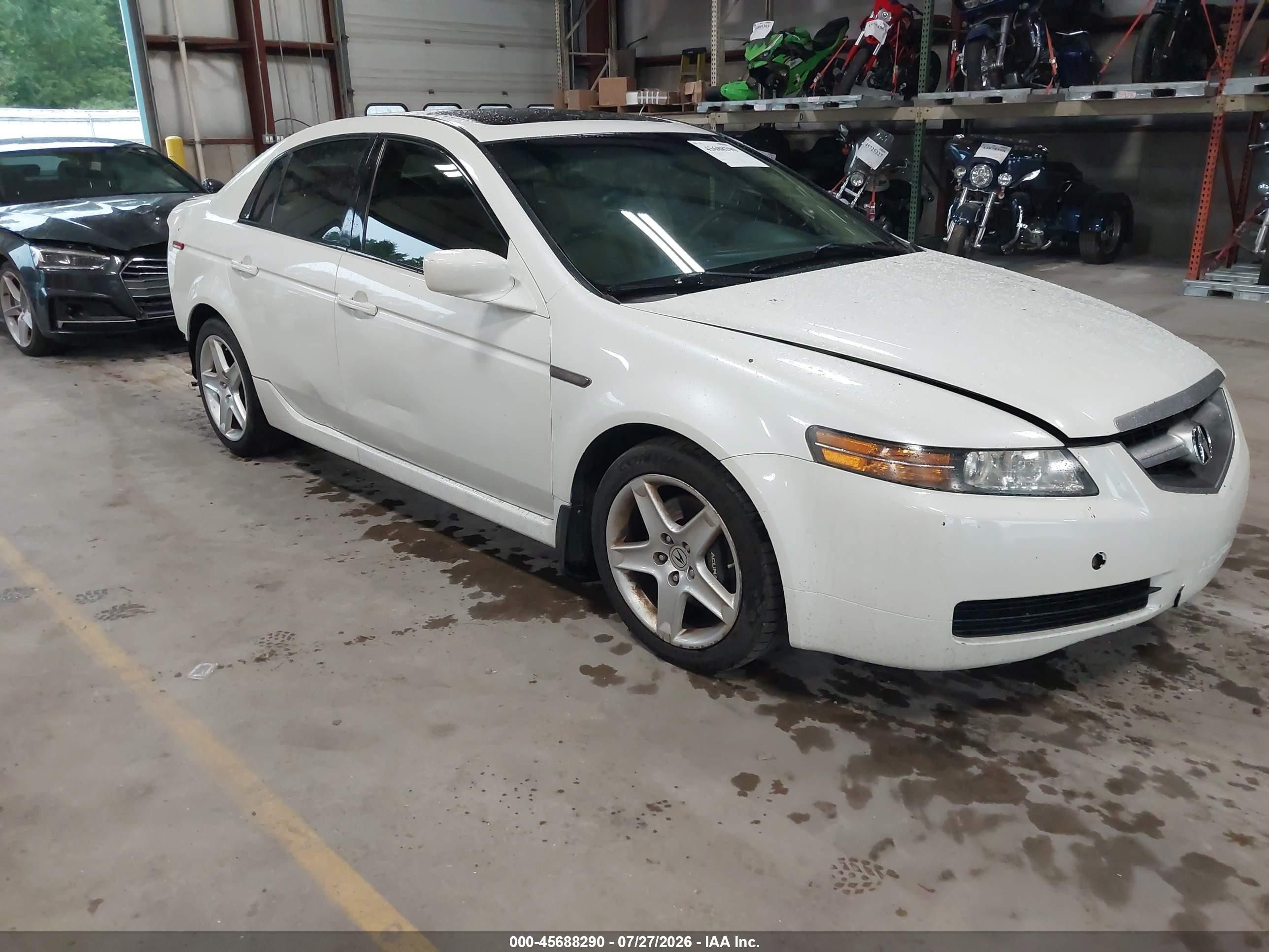 2006 Acura TL, VIN 19UUA65556A069387 — Rear end