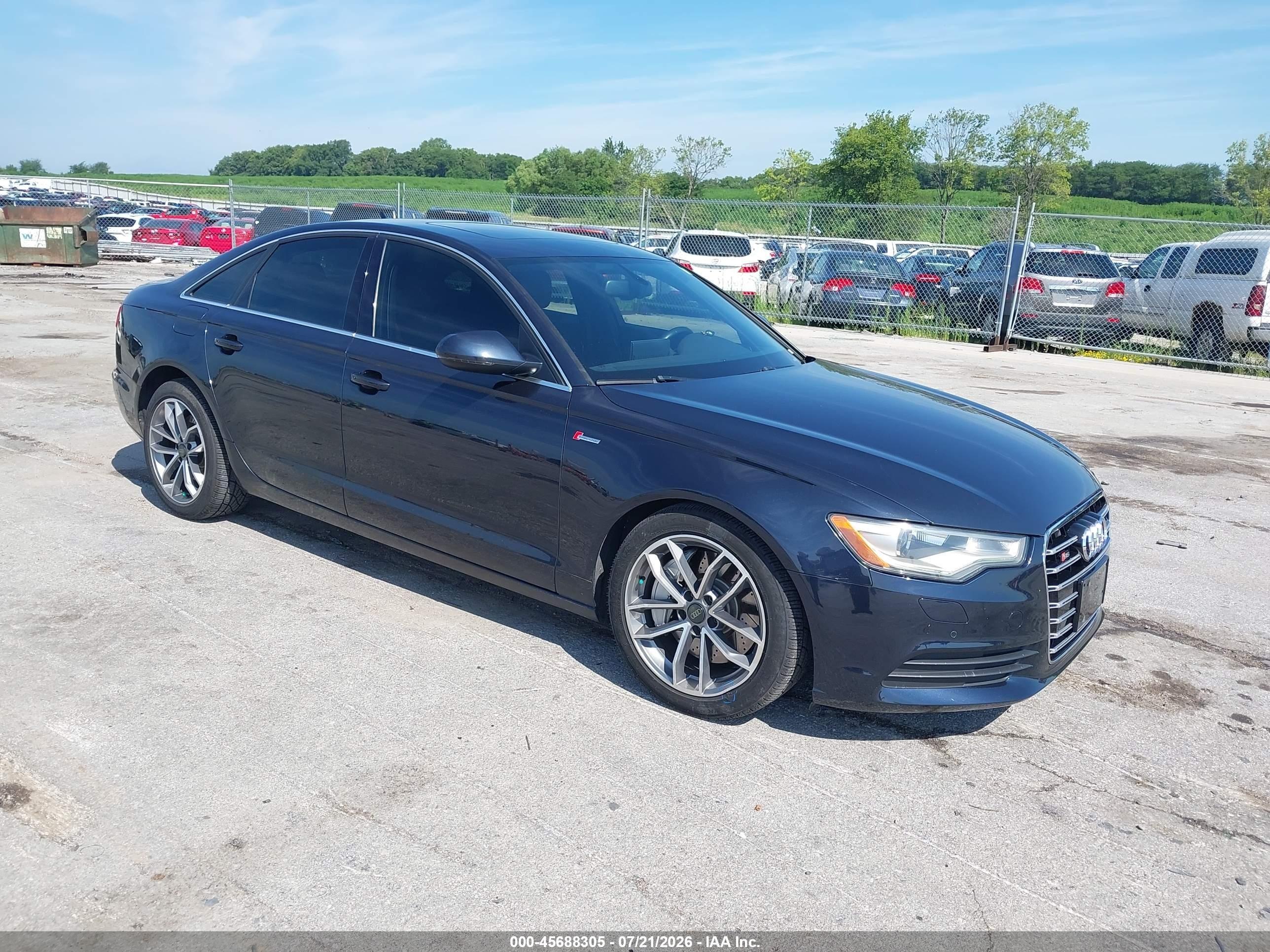 2012 Audi A6 Premium Plus, VIN WAUGGAFC2CN158474 — Undercarriage