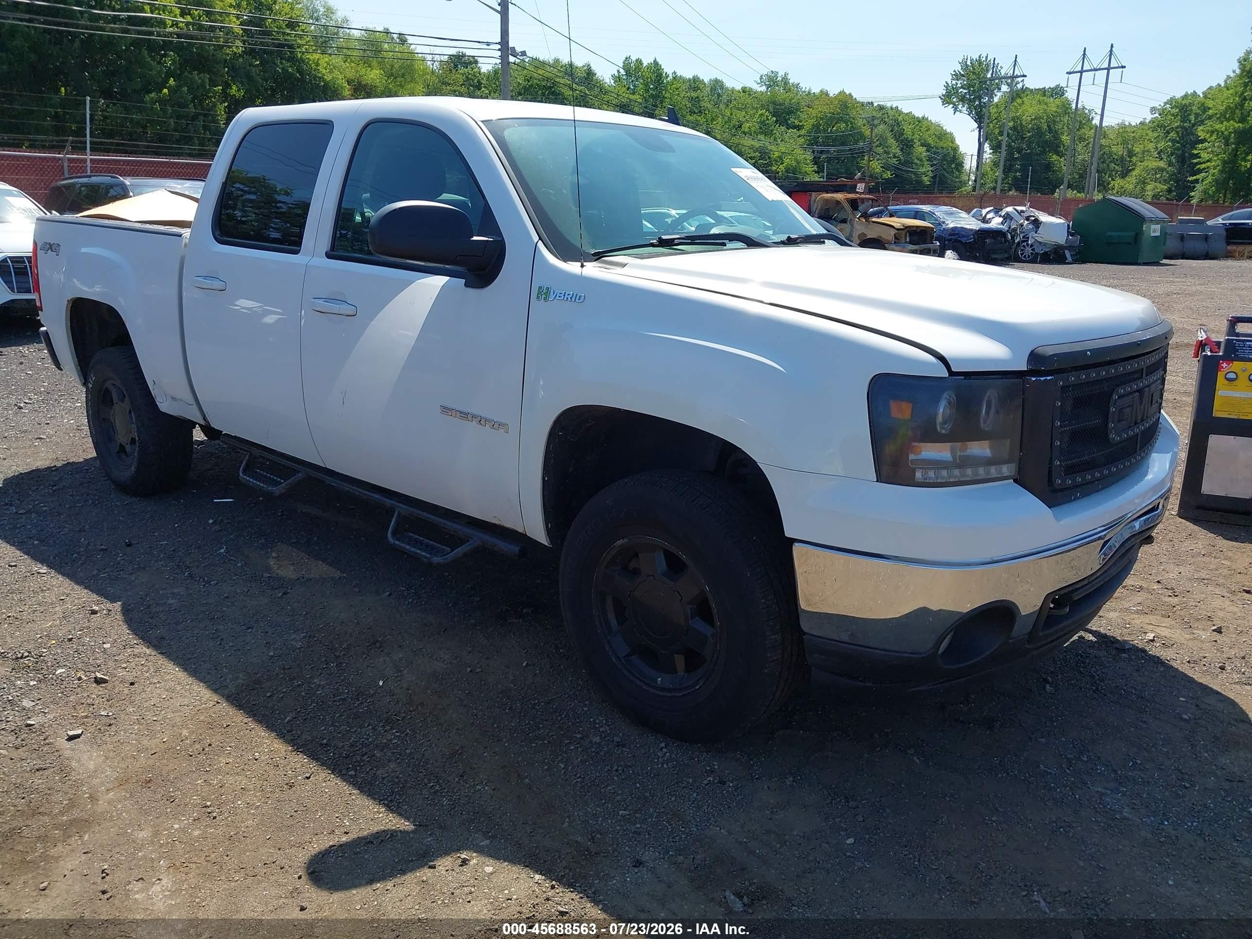 2010 GMC Sierra 1500 3HB, VIN 3GTXKYEJ7AG211606 — Side