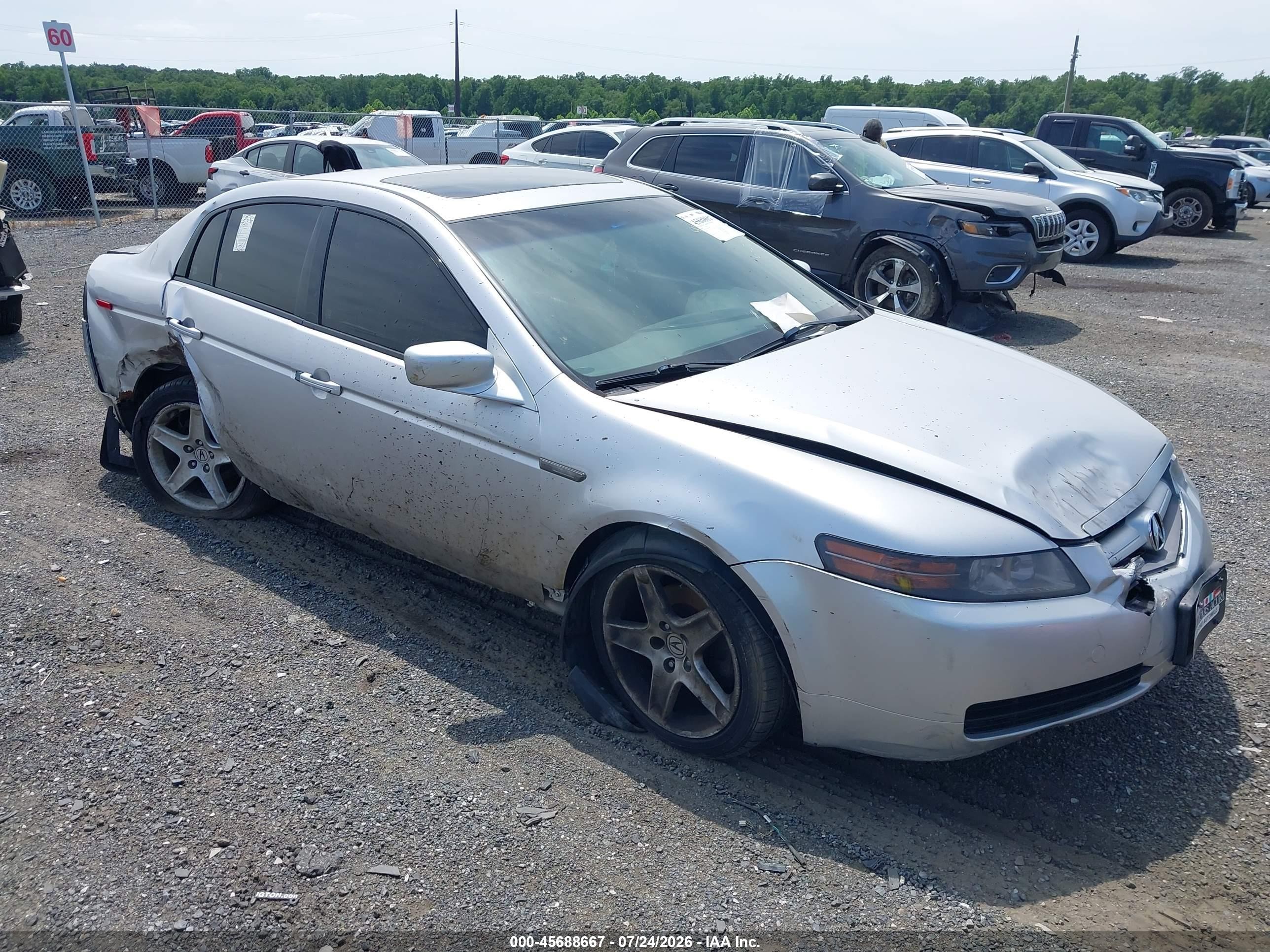 2006 Acura TL, VIN 19UUA662X6A064853 — Side