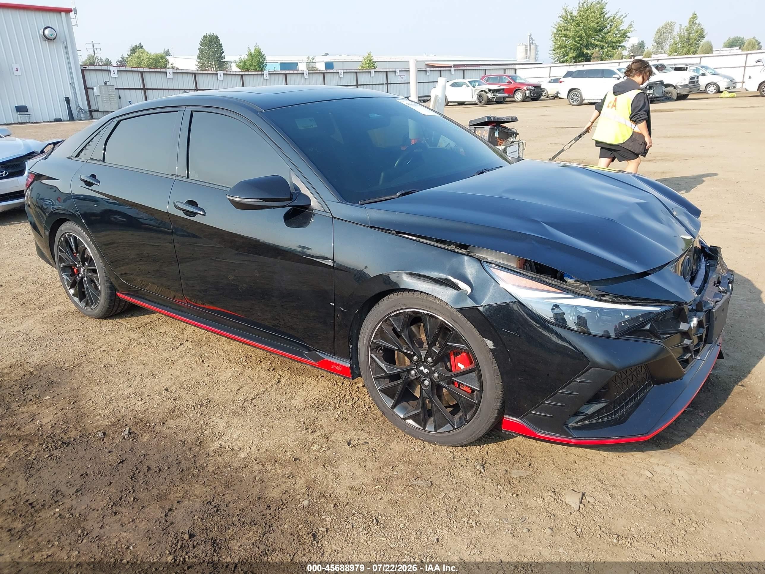 2023 Hyundai Elantra, VIN KMHLW4AK4PU016395 — Front end