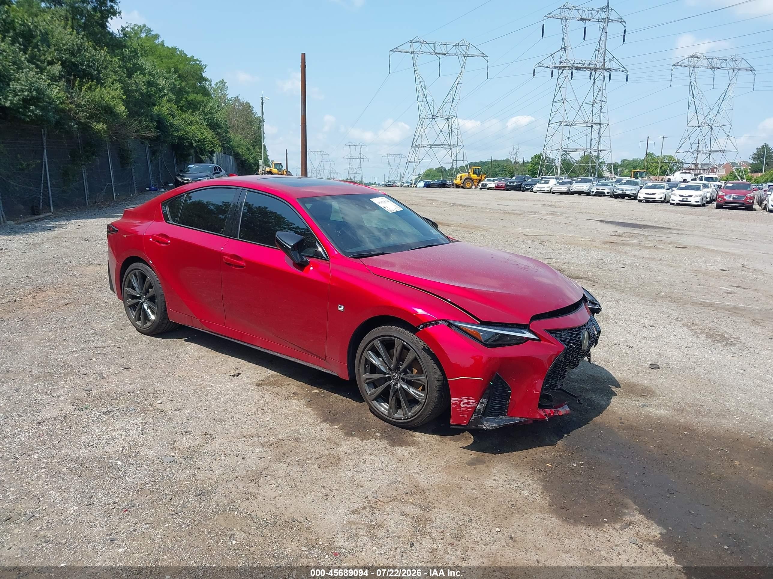 2025 Lexus IS 350 F Sport, VIN JTHGZ1E27S5039399 — Front end