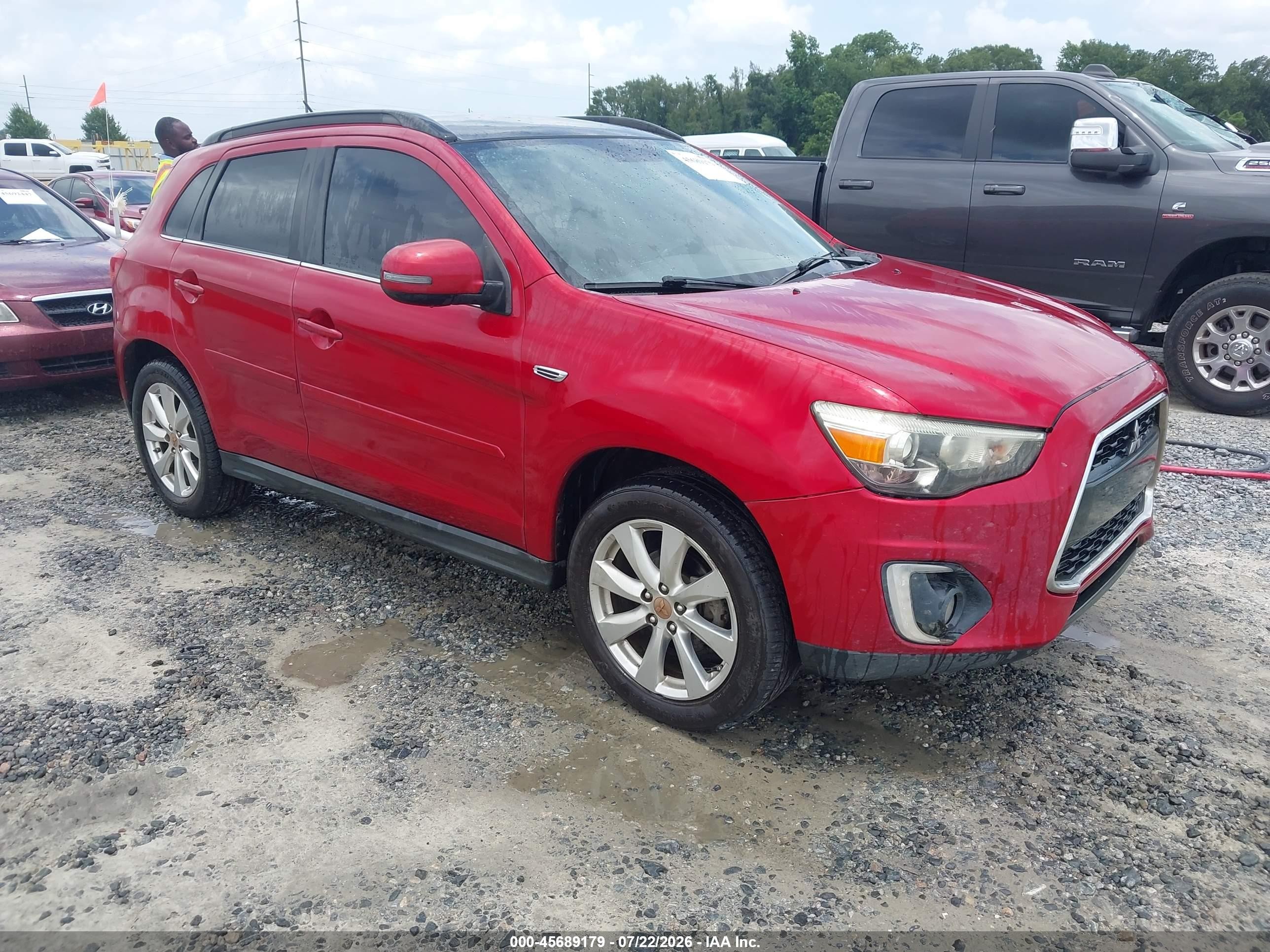 2015 Mitsubishi Outlander GT, VIN 4A4AP4AW6FE034491 — Normal wear
