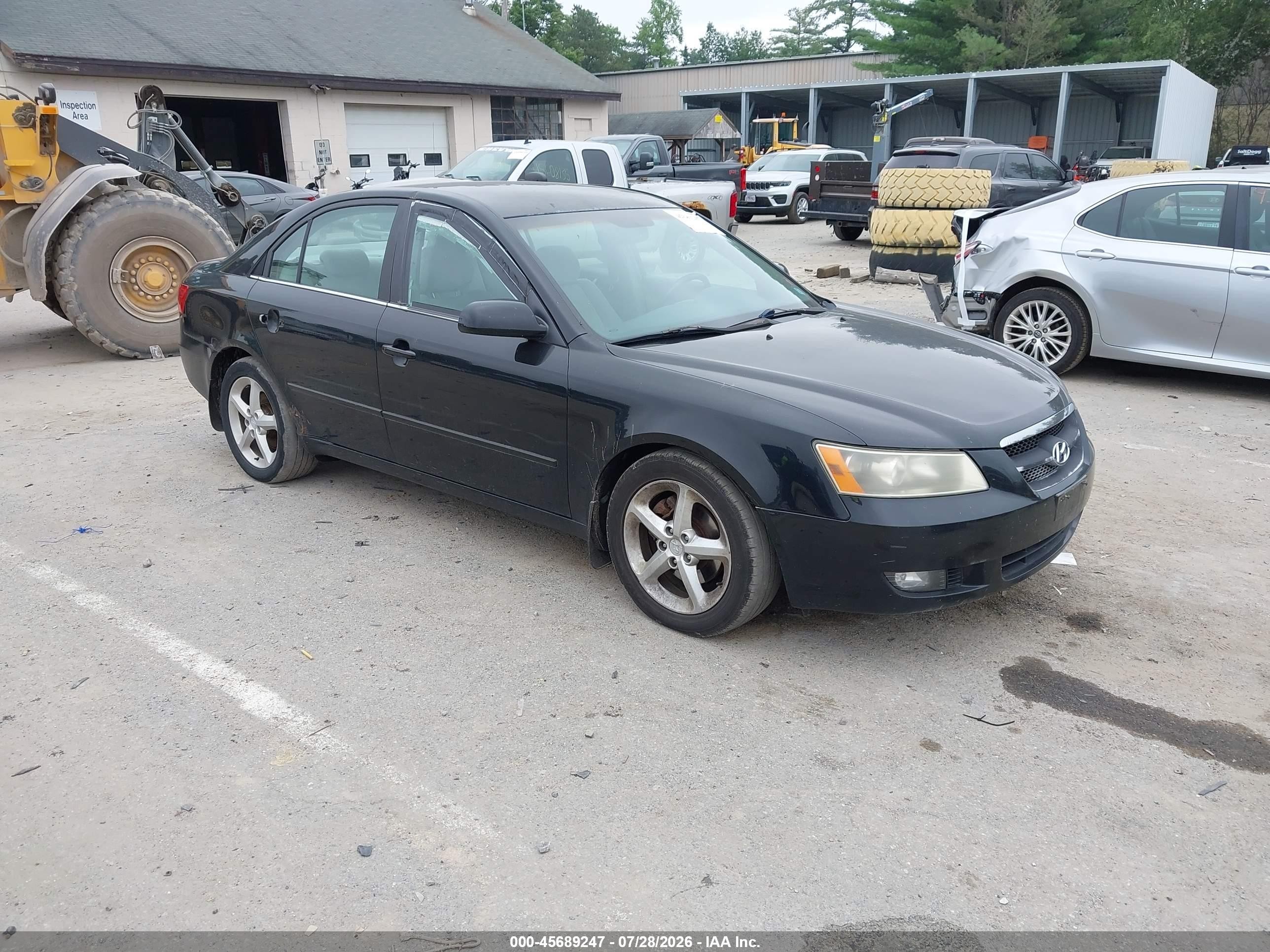 2007 Hyundai Sonata SE, VIN 5NPEU46F57H155170 — Normal wear