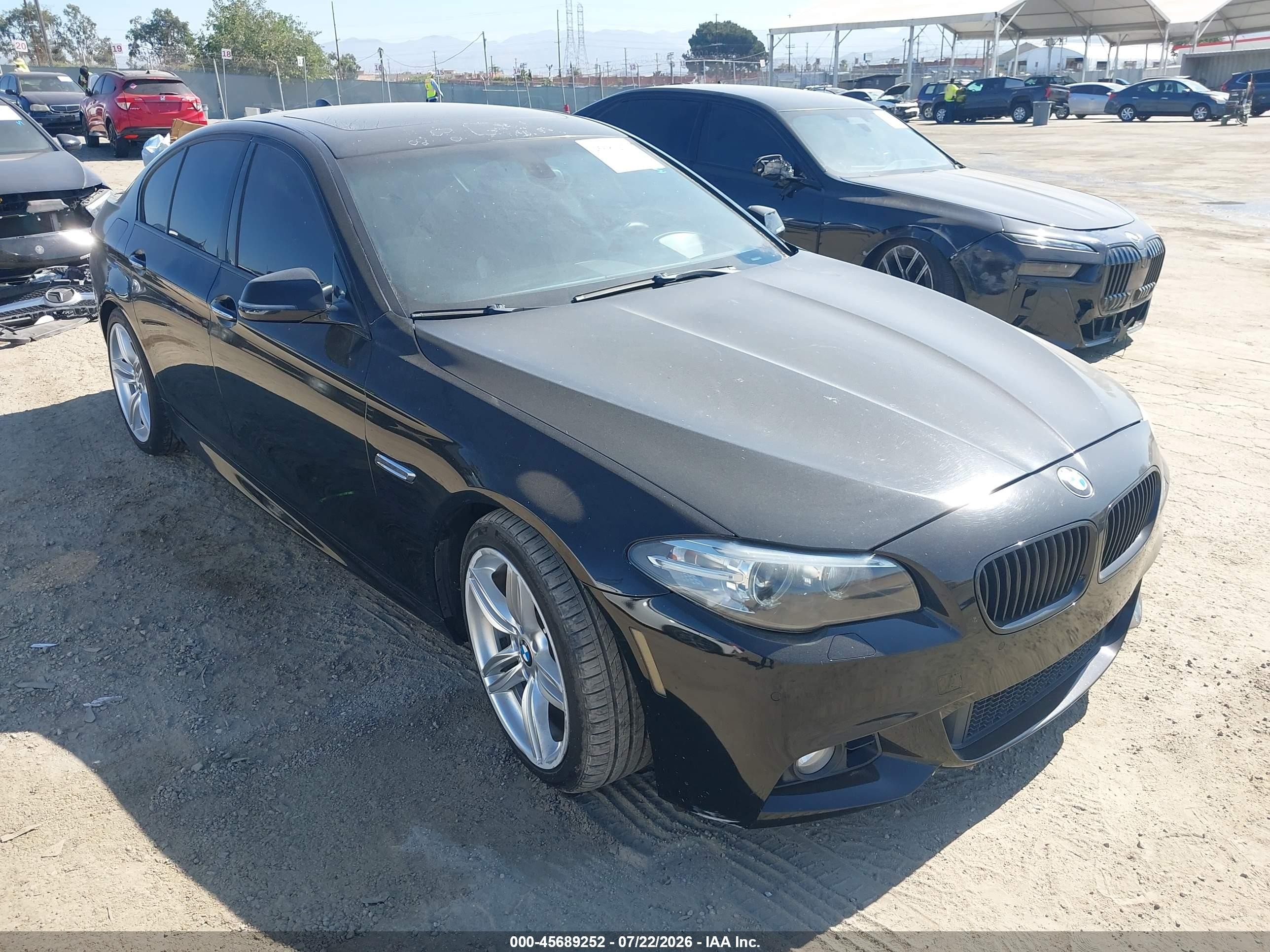 2014 BMW 5 Series 535i, VIN WBA5B1C55ED478943 — Front end