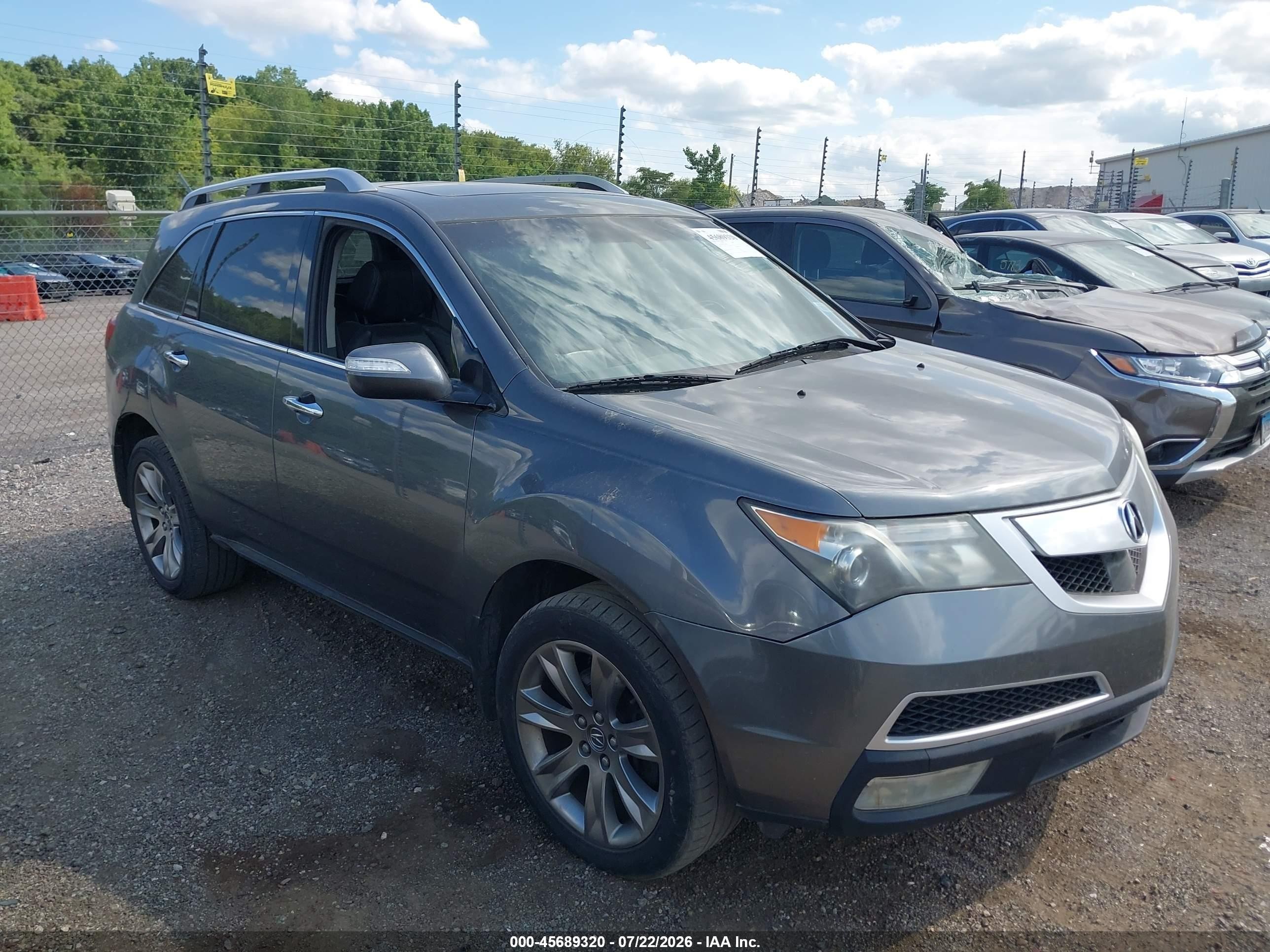 2012 Acura MDX Advance, VIN 2HNYD2H67CH513560 — Not stated