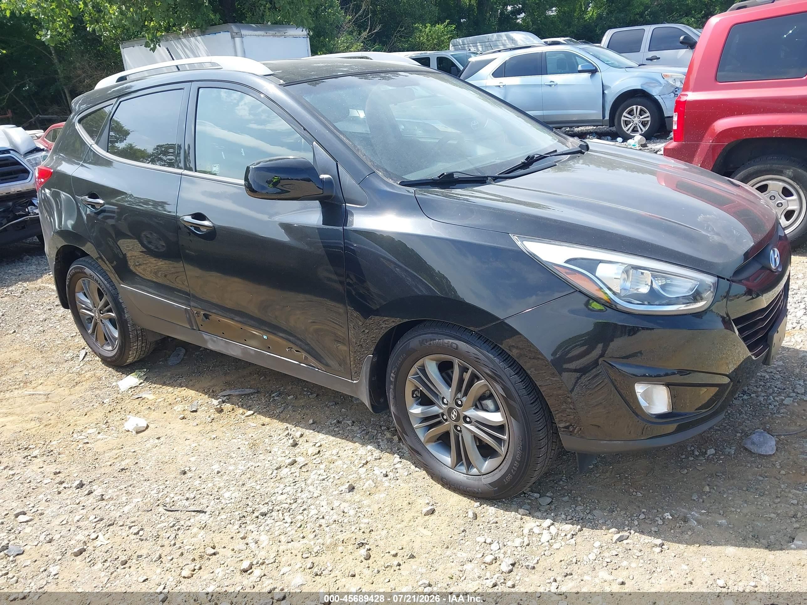 2014 Hyundai Tucson Limited, VIN KM8JUCAG5EU853561 — Обычный износ