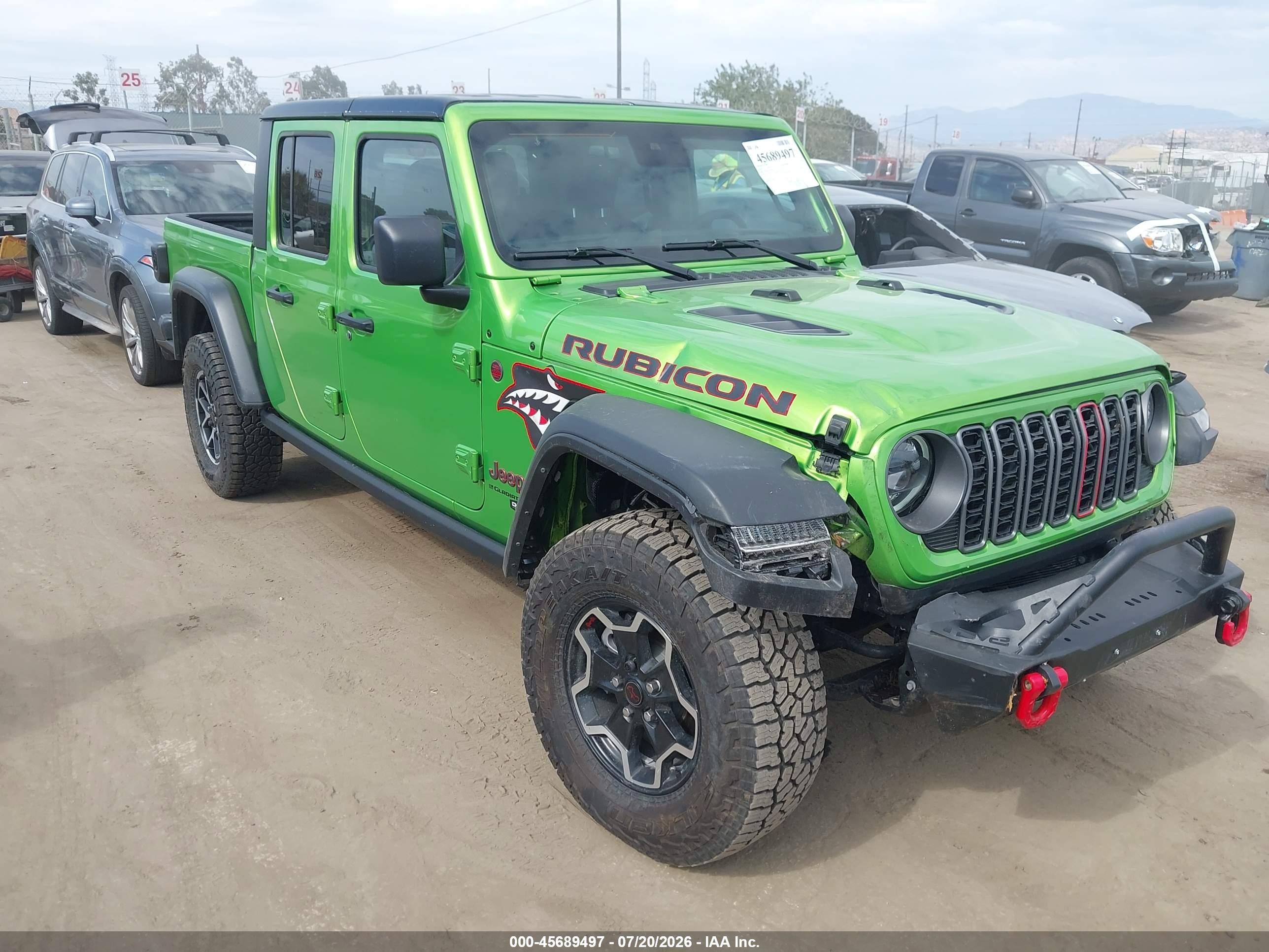 2025 Jeep Gladiator Rubicon, VIN 1C6RJTBG2SL544055 — Front end