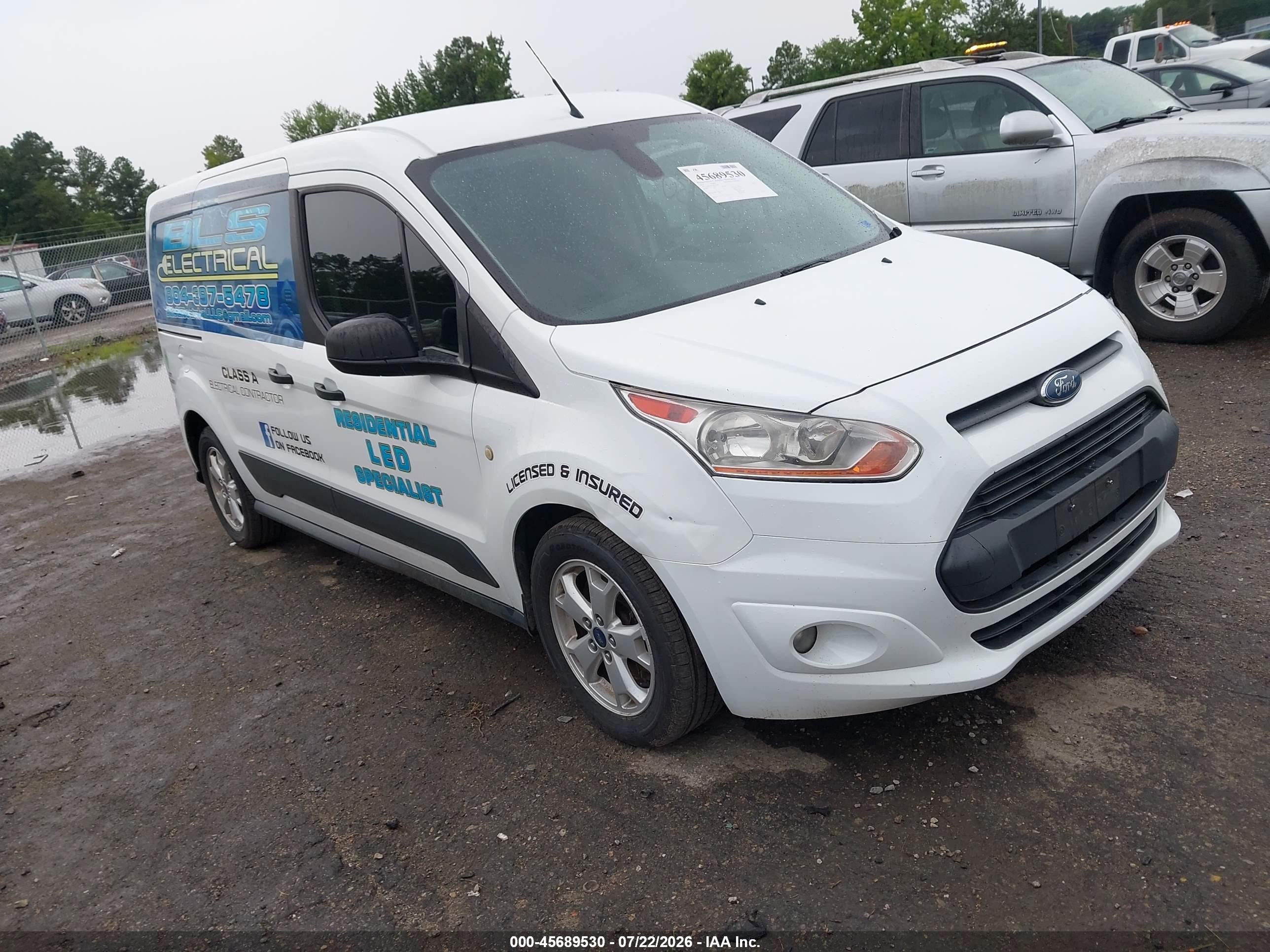 2018 Ford Transit Connect XLT, VIN NM0LS7F73J1355399 — Side