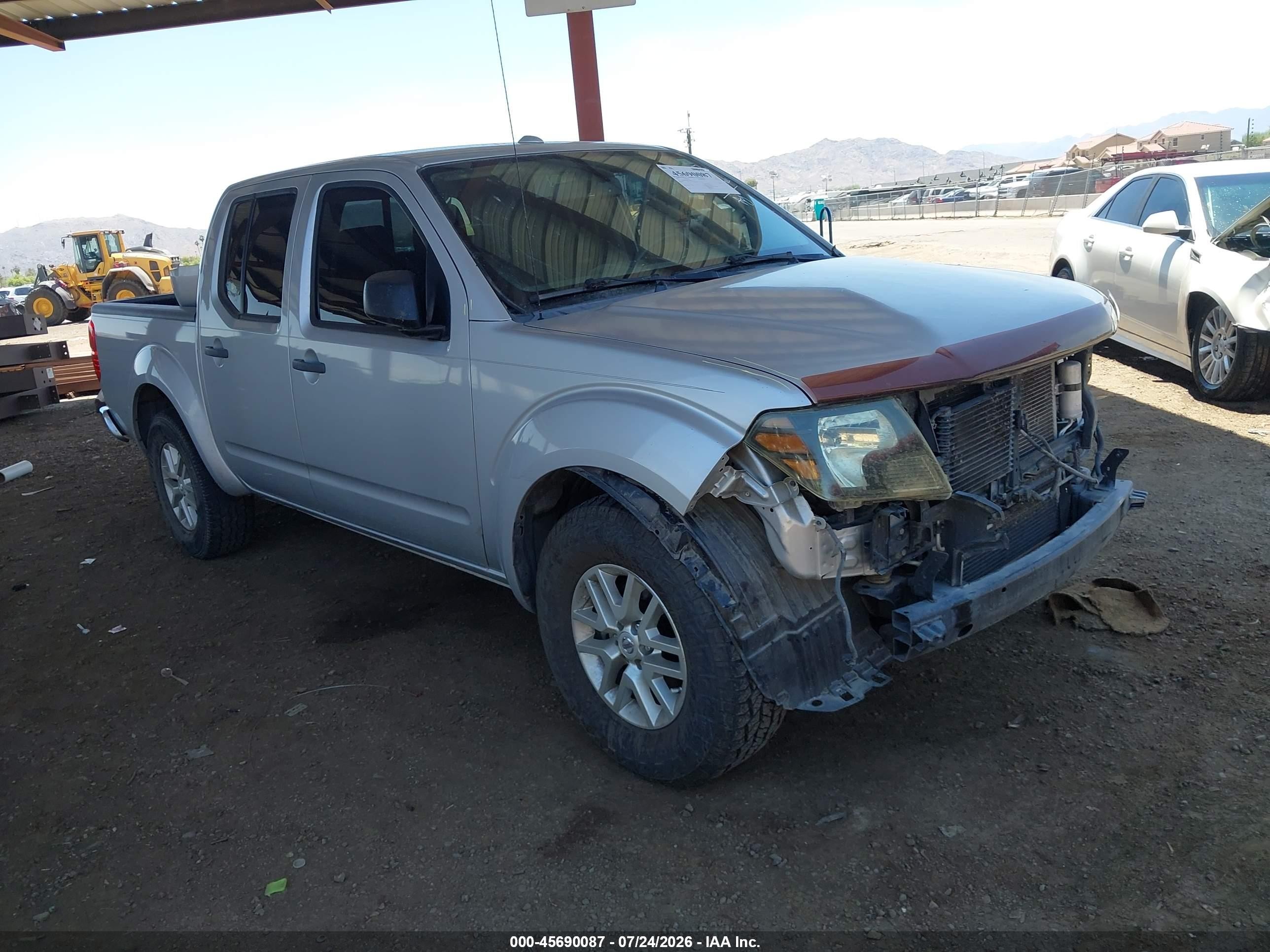 2017 Nissan Frontier SV, VIN 1N6DD0ER0HN726613 — Front end