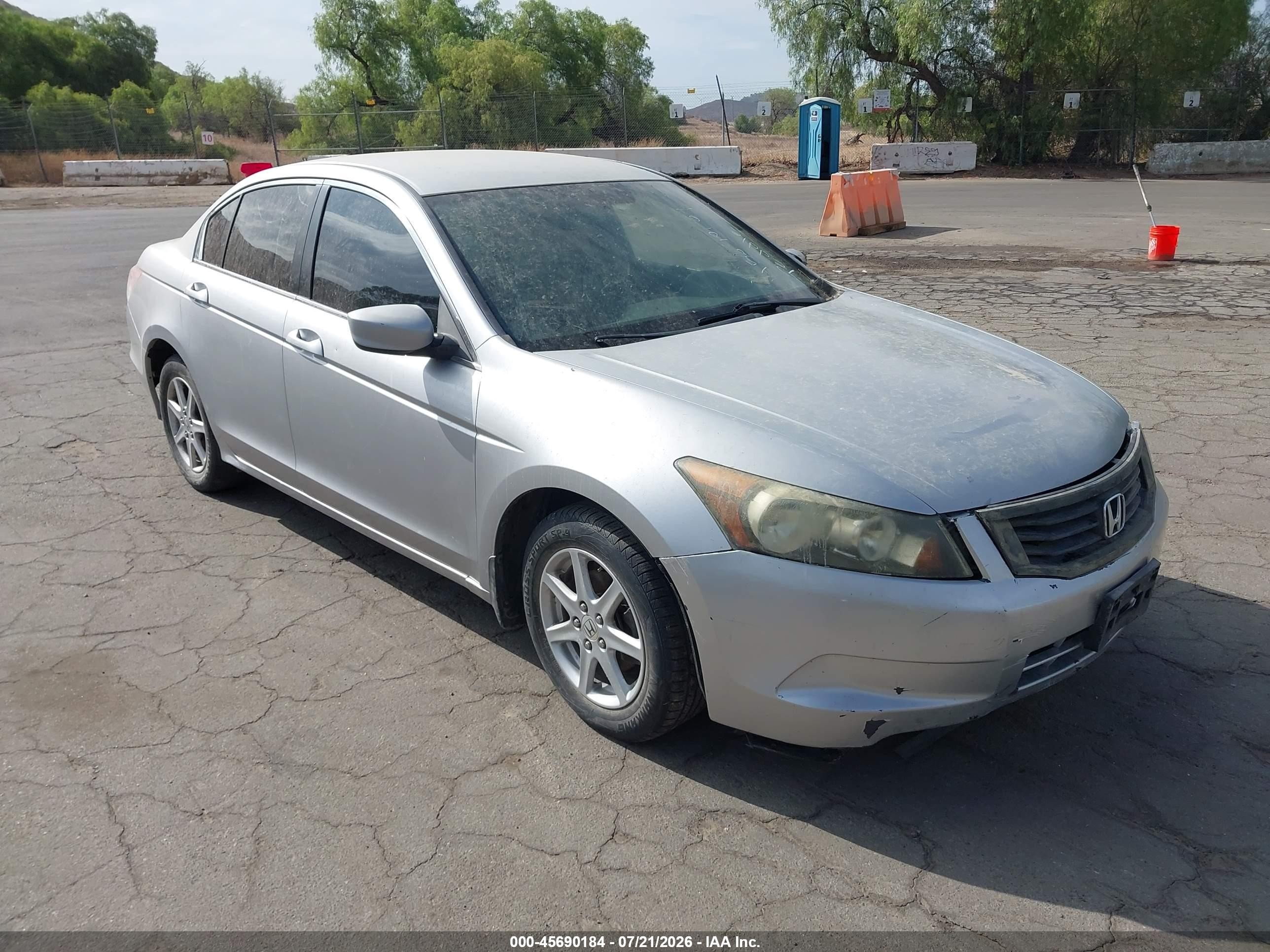 2008 Honda Accord LX, VIN 1HGCP25398A142250 — Stripped