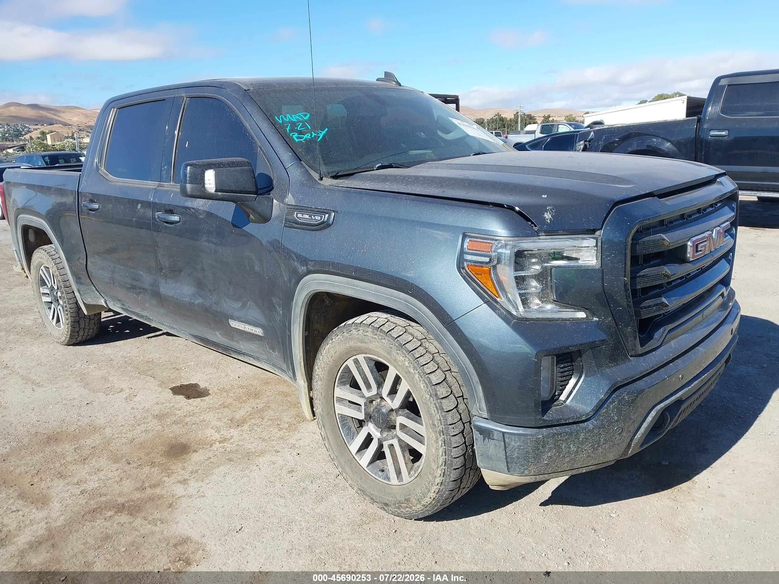 2020 GMC Sierra 1500 Elevation, VIN 3GTP8CED9LG299704 — Not stated