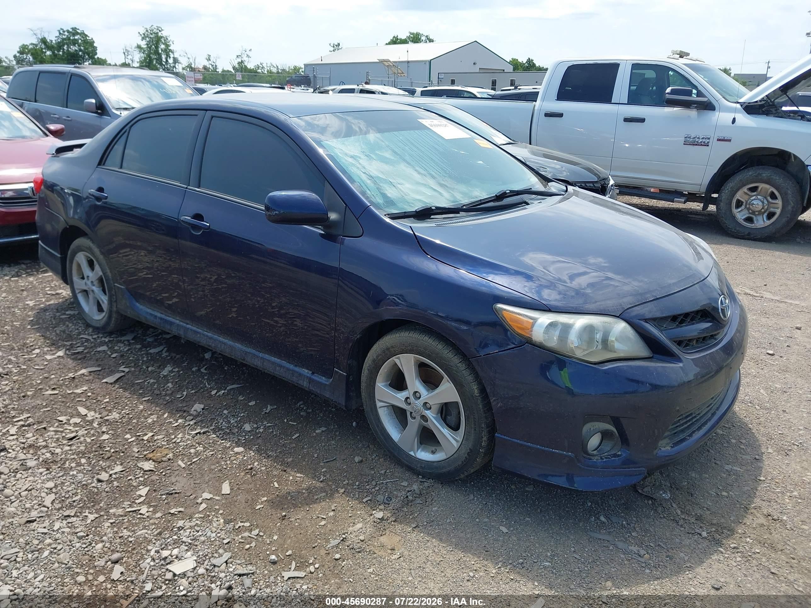2013 Toyota Corolla S, VIN 2T1BU4EE4DC948387 — Water / flood