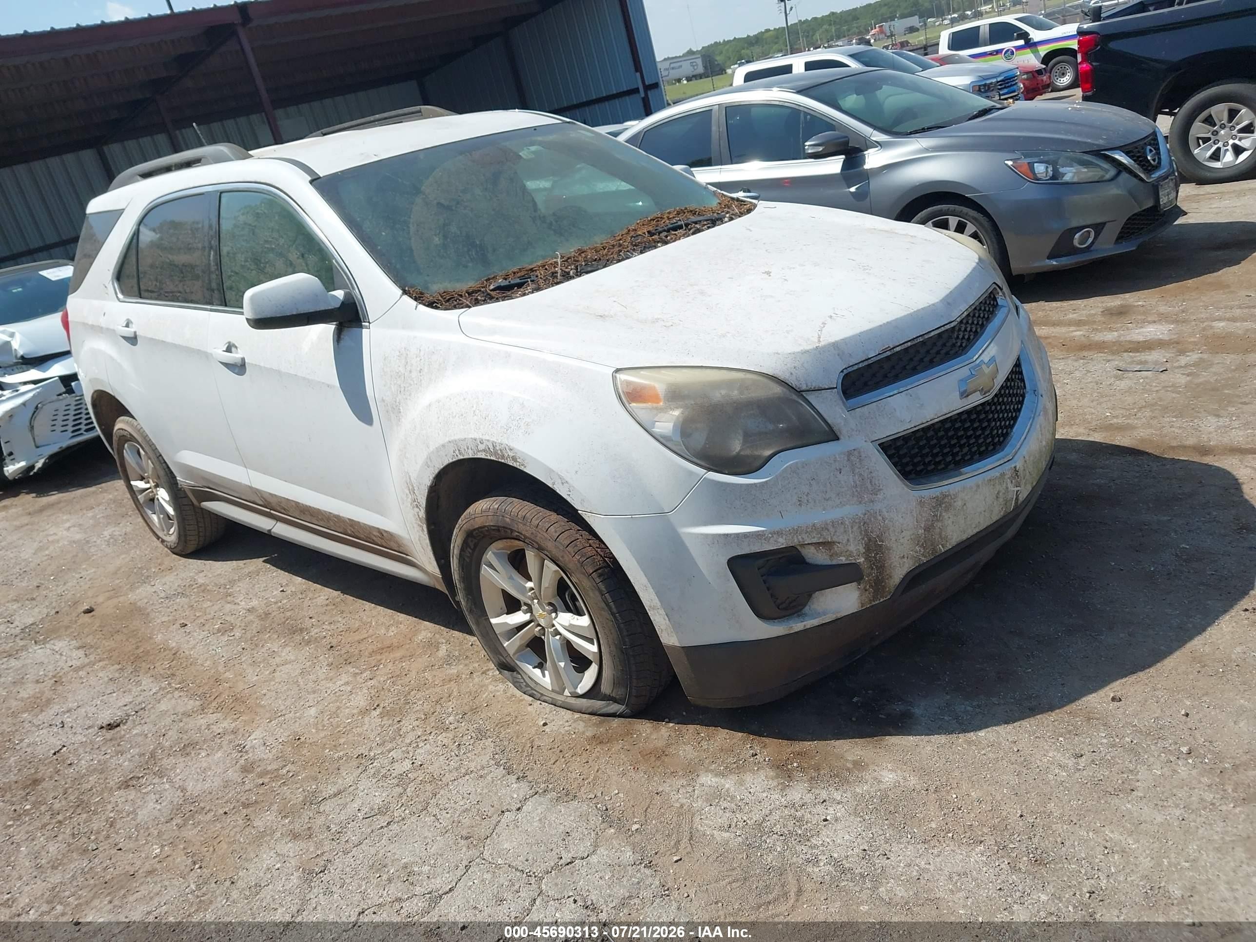 2013 Chevrolet Equinox LT, VIN 1GNALDEK4DZ133463 — Normal wear