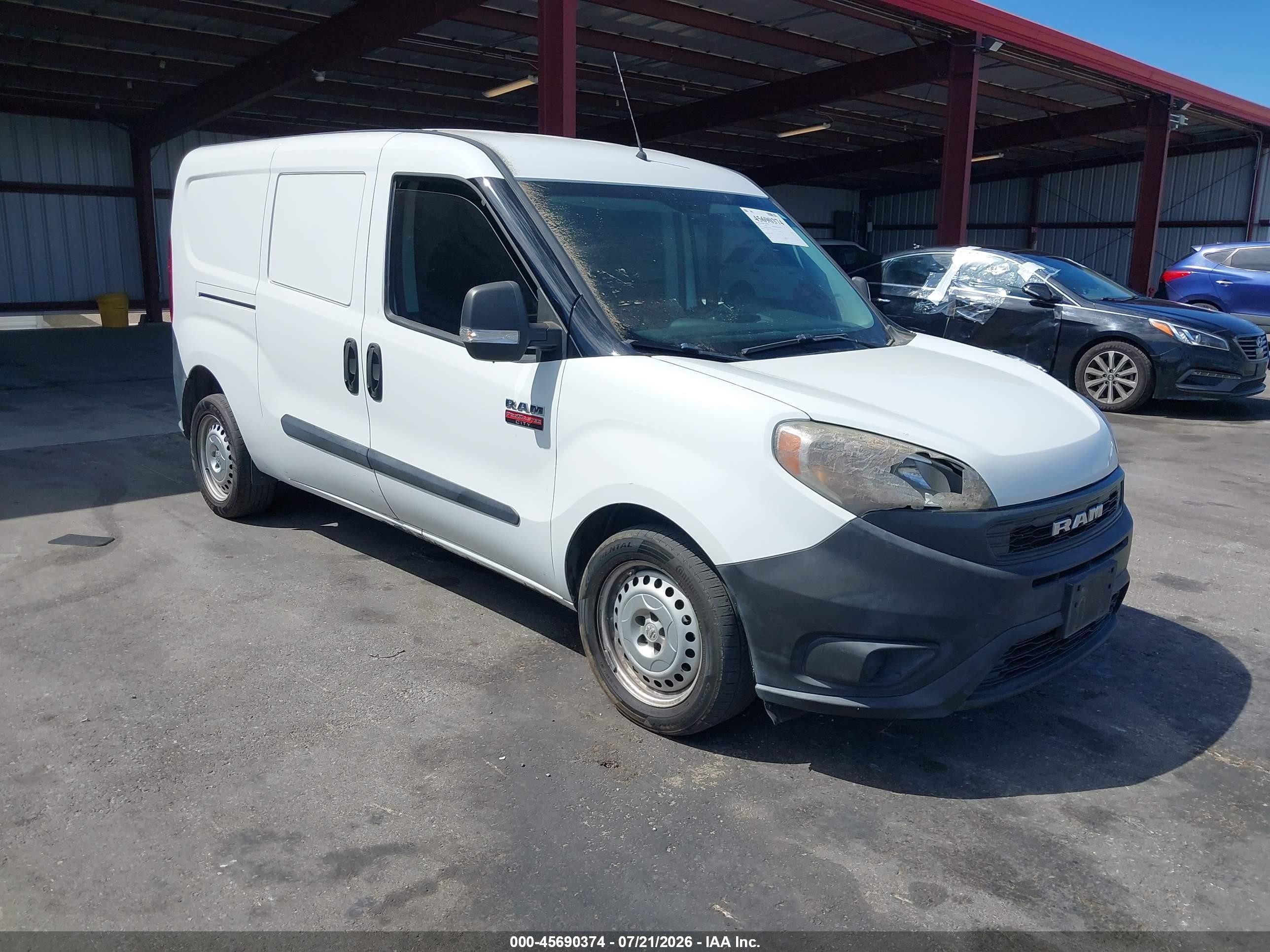 2019 Ram ProMaster City Cargo Tradesman, VIN ZFBHRFABXK6M17883 — Front end