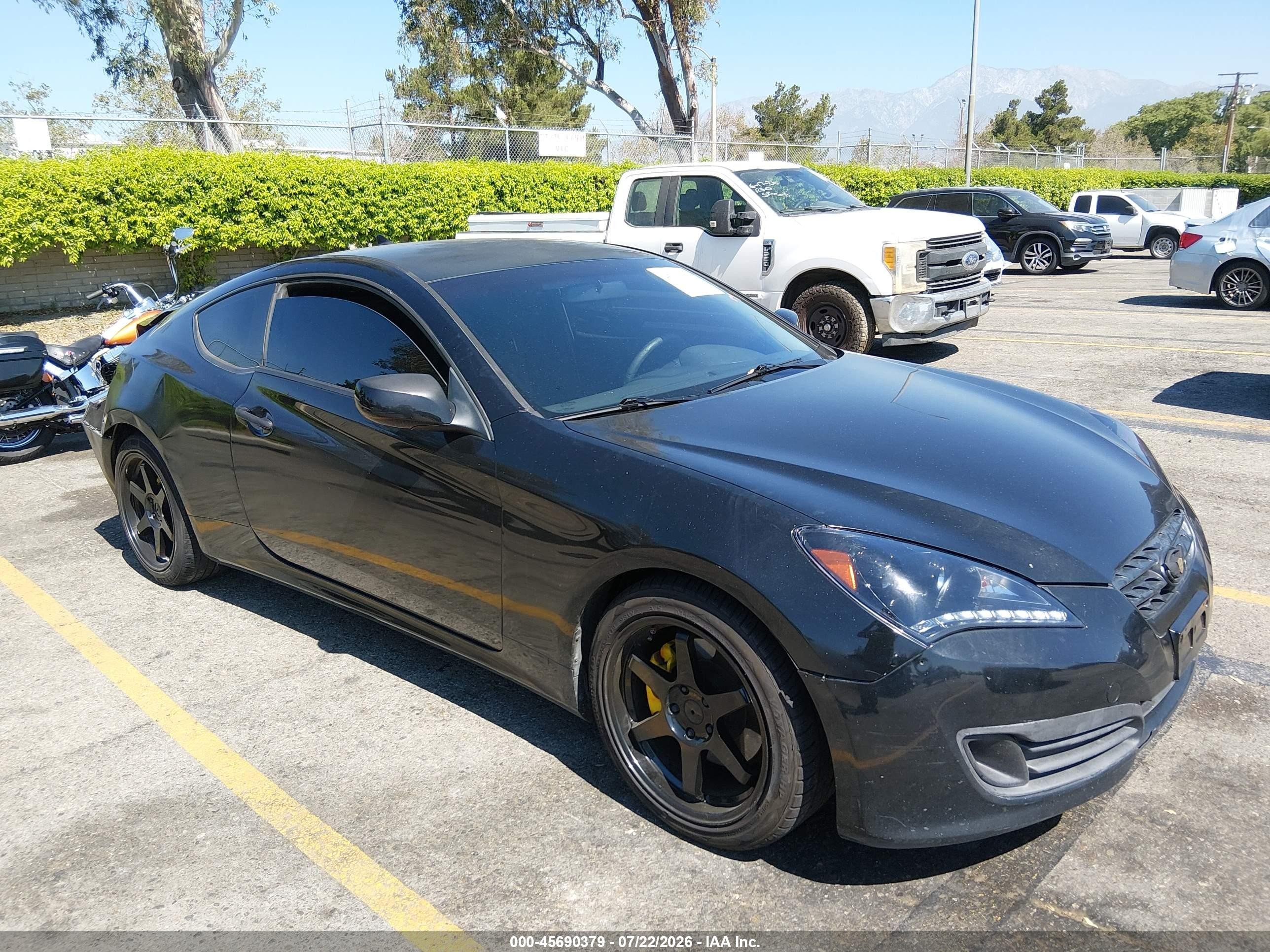 2011 Hyundai Genesis Coupe, VIN KMHHT6KD3BU055062 — Rear end