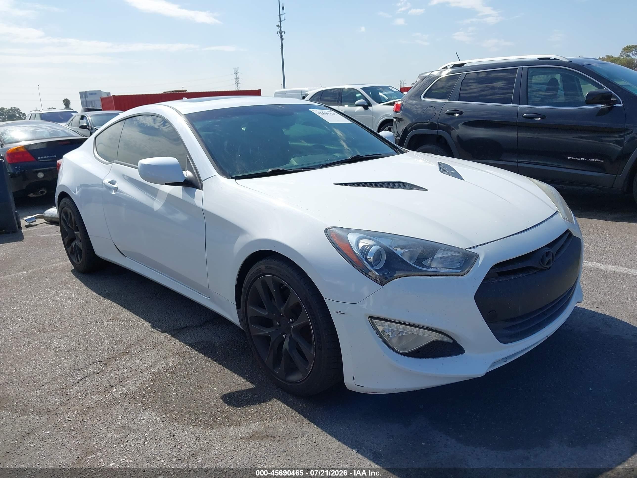 2014 Hyundai Genesis Coupe R-Spec, VIN KMHHT6KD2EU118351 — Normal wear