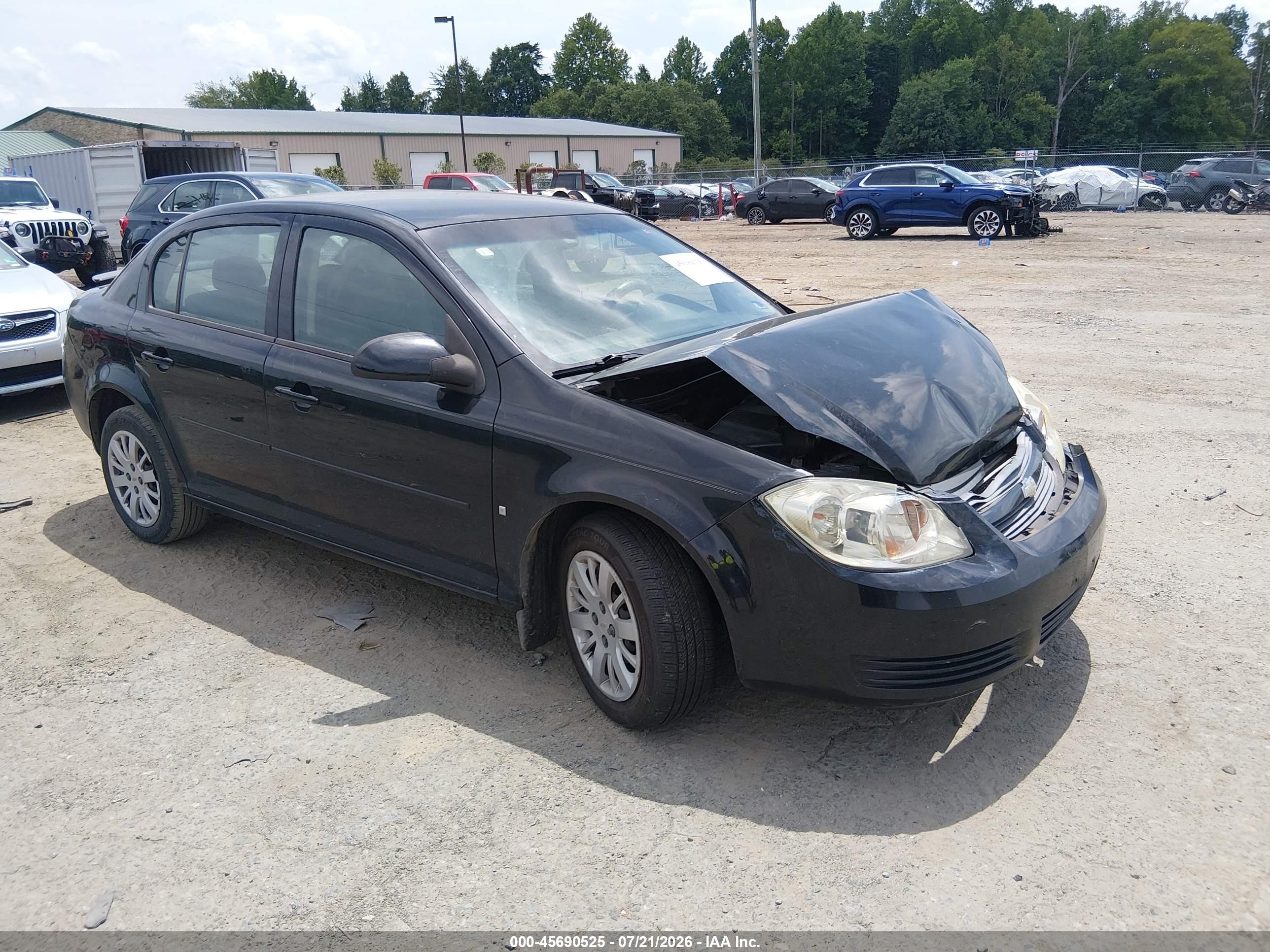 2009 Chevrolet Cobalt 1LT, VIN 1G1AT58H097235689 — Перед
