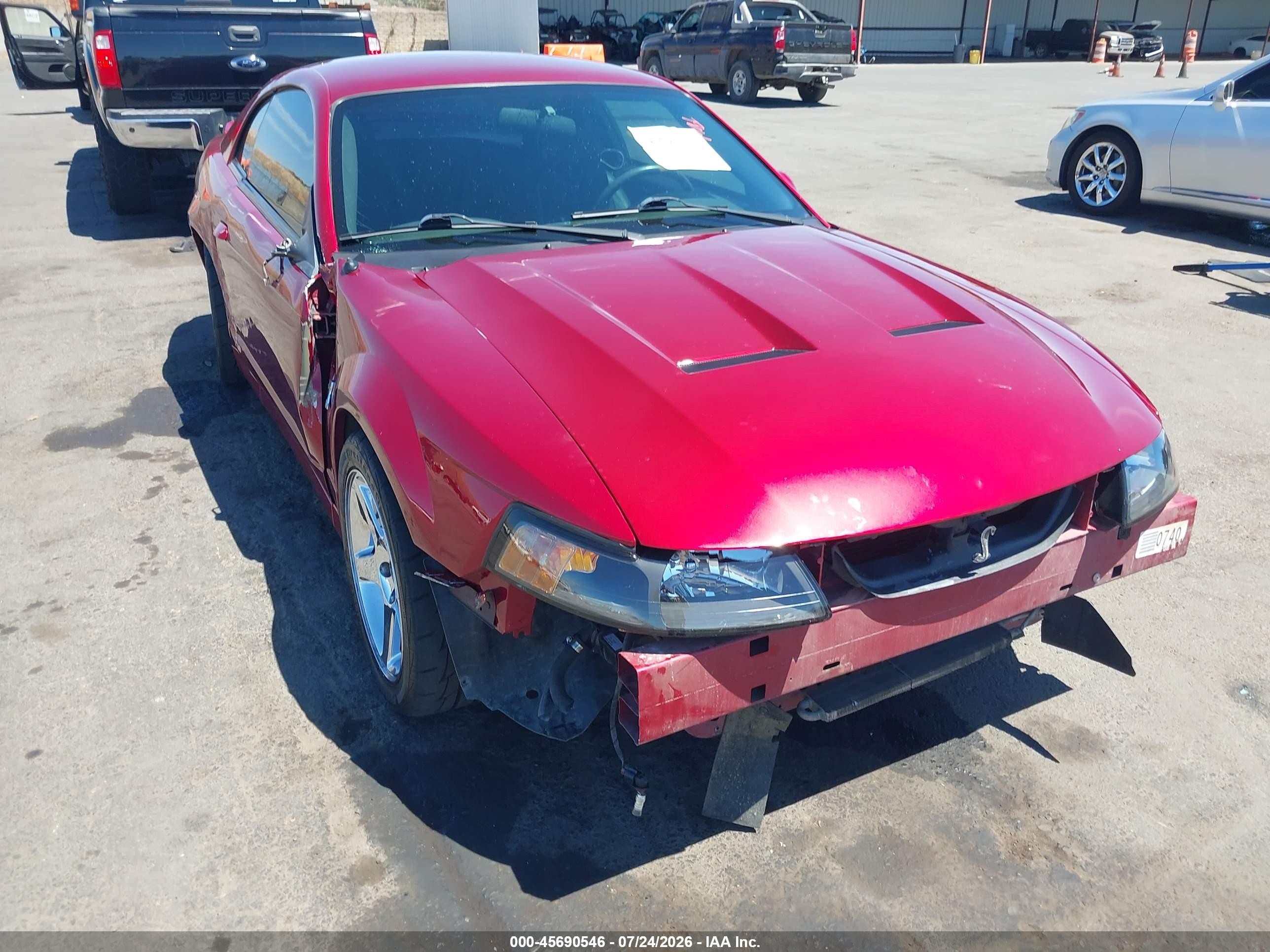 2004 Ford Mustang SVT Cobra, VIN 1FAFP48Y84F209003 — Бок