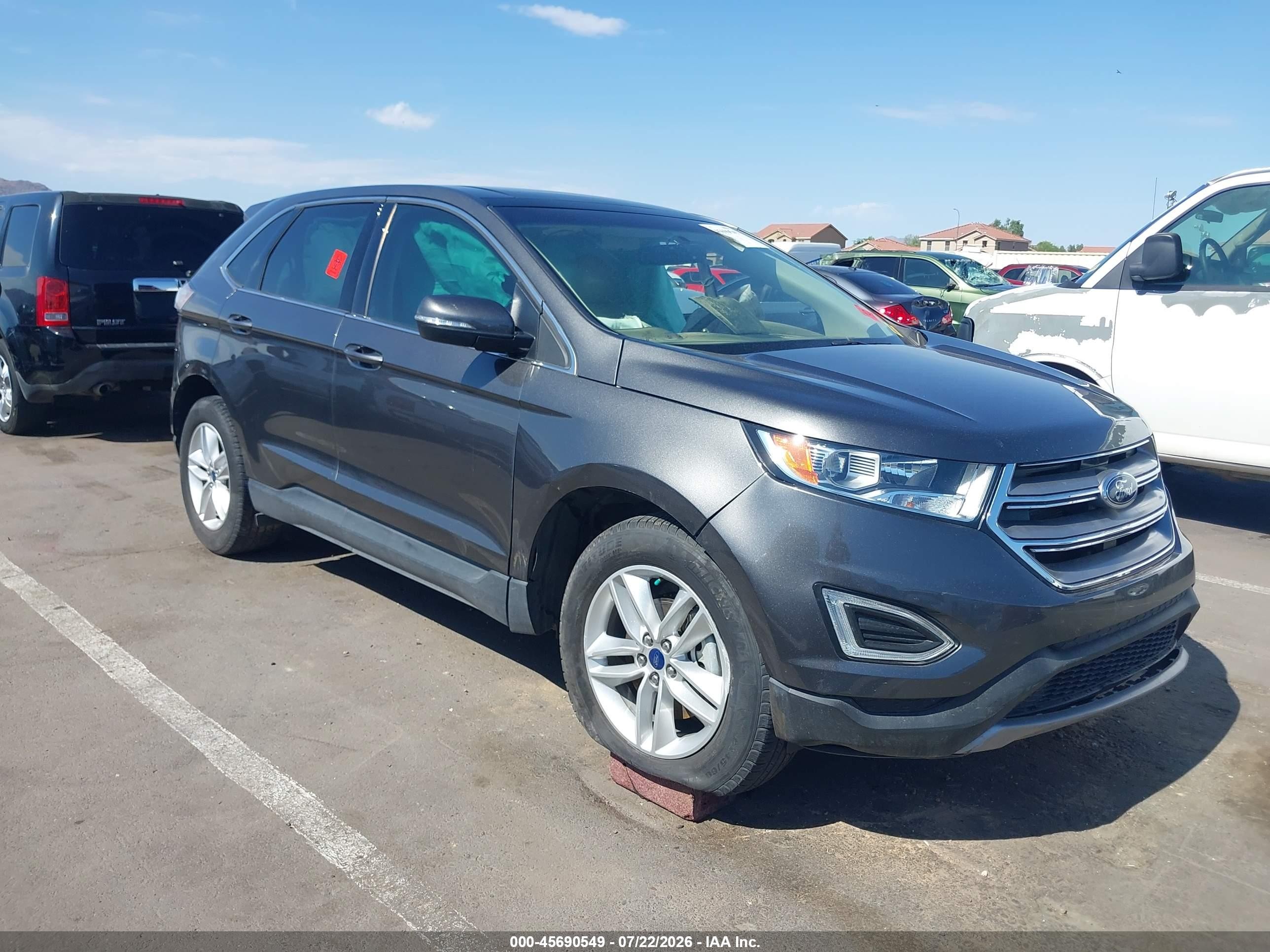 2017 Ford Edge SEL, VIN 2FMPK3J80HBB79936 — Бок
