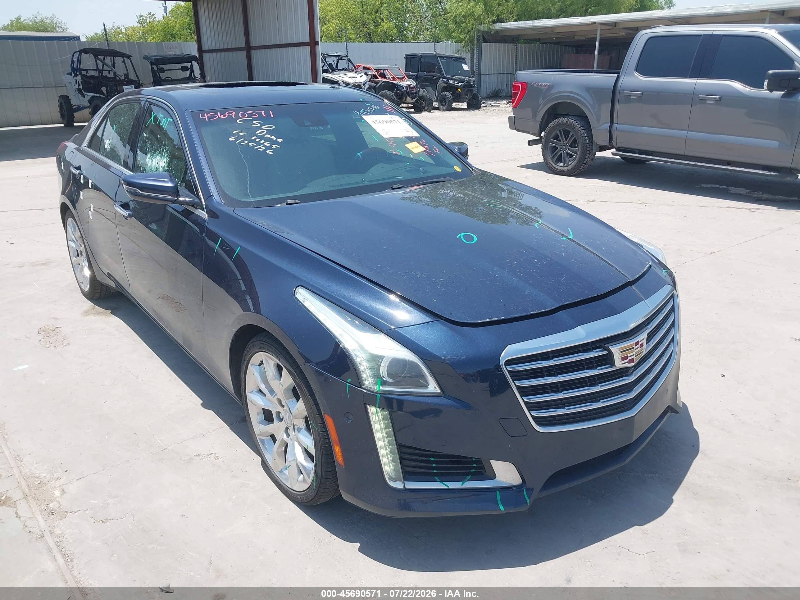 2018 Cadillac CTS Premium Luxury AWD, VIN 1G6AY5SS7J0136283 — Theft recovery