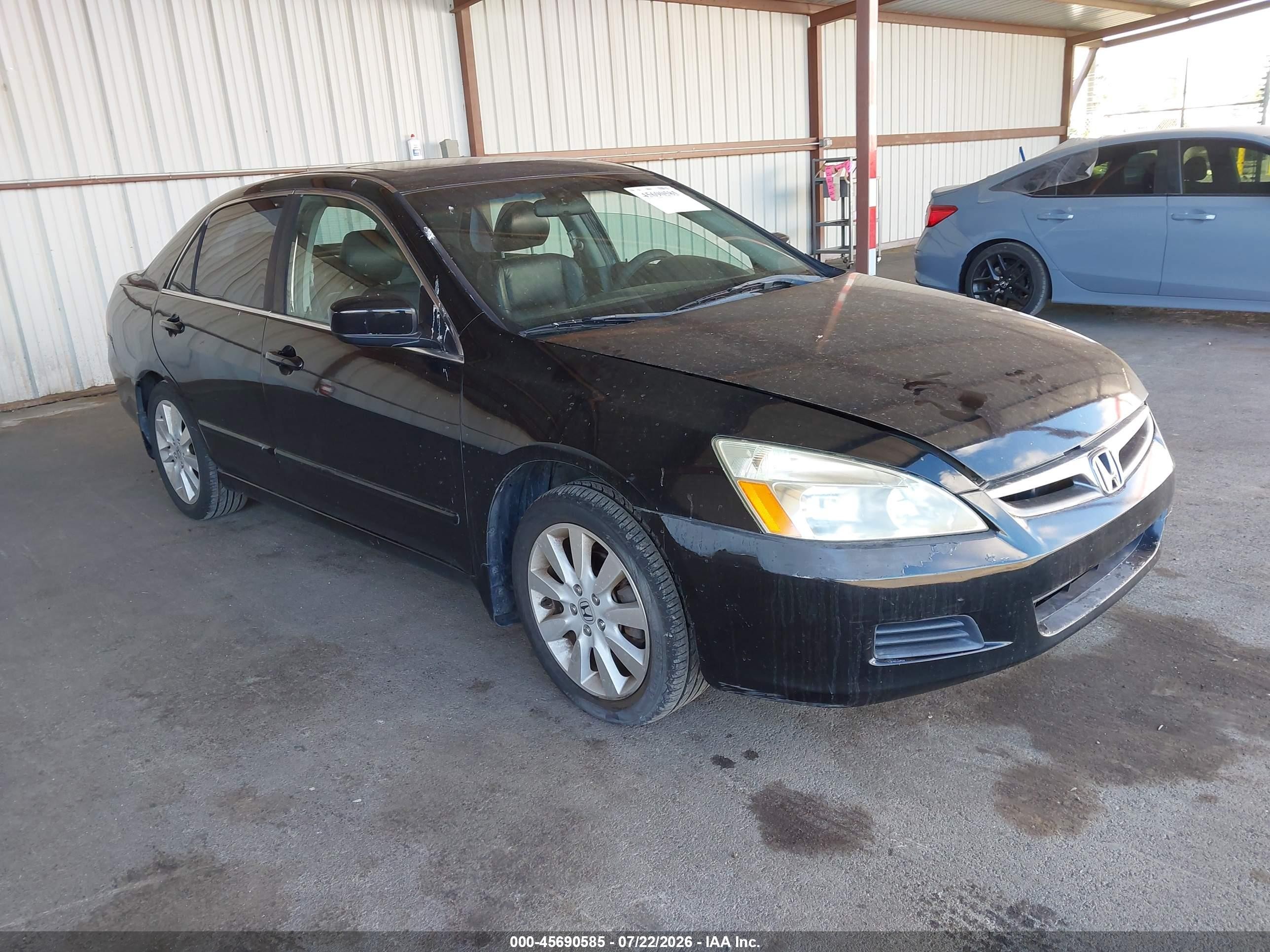 2007 Honda Accord EX-L, VIN 1HGCM66807A081928 — Перед