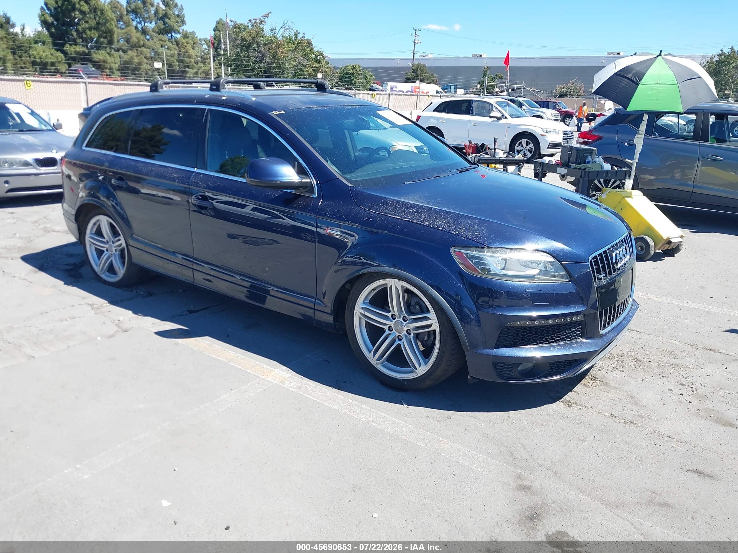 2014 Audi Q7 S line Prestige, VIN WA1DGAFE9ED004483 — Normal wear