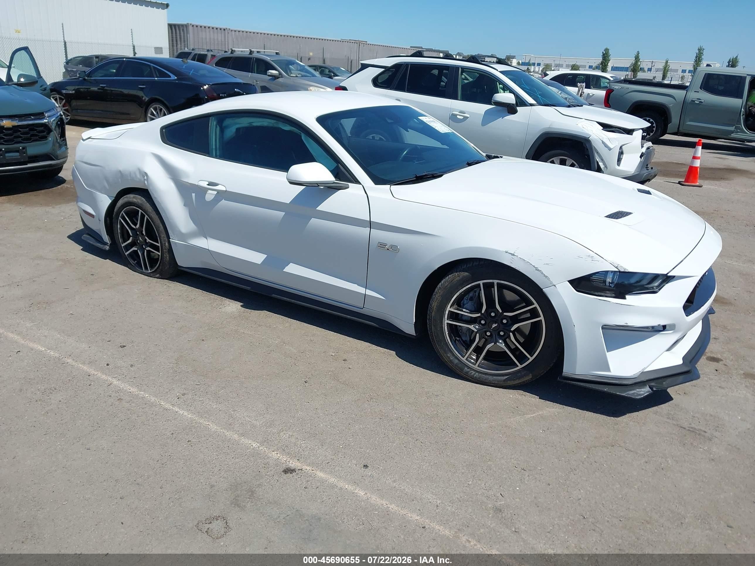 2021 Ford Mustang GT, VIN 1FA6P8CF0M5123607 — Rear end