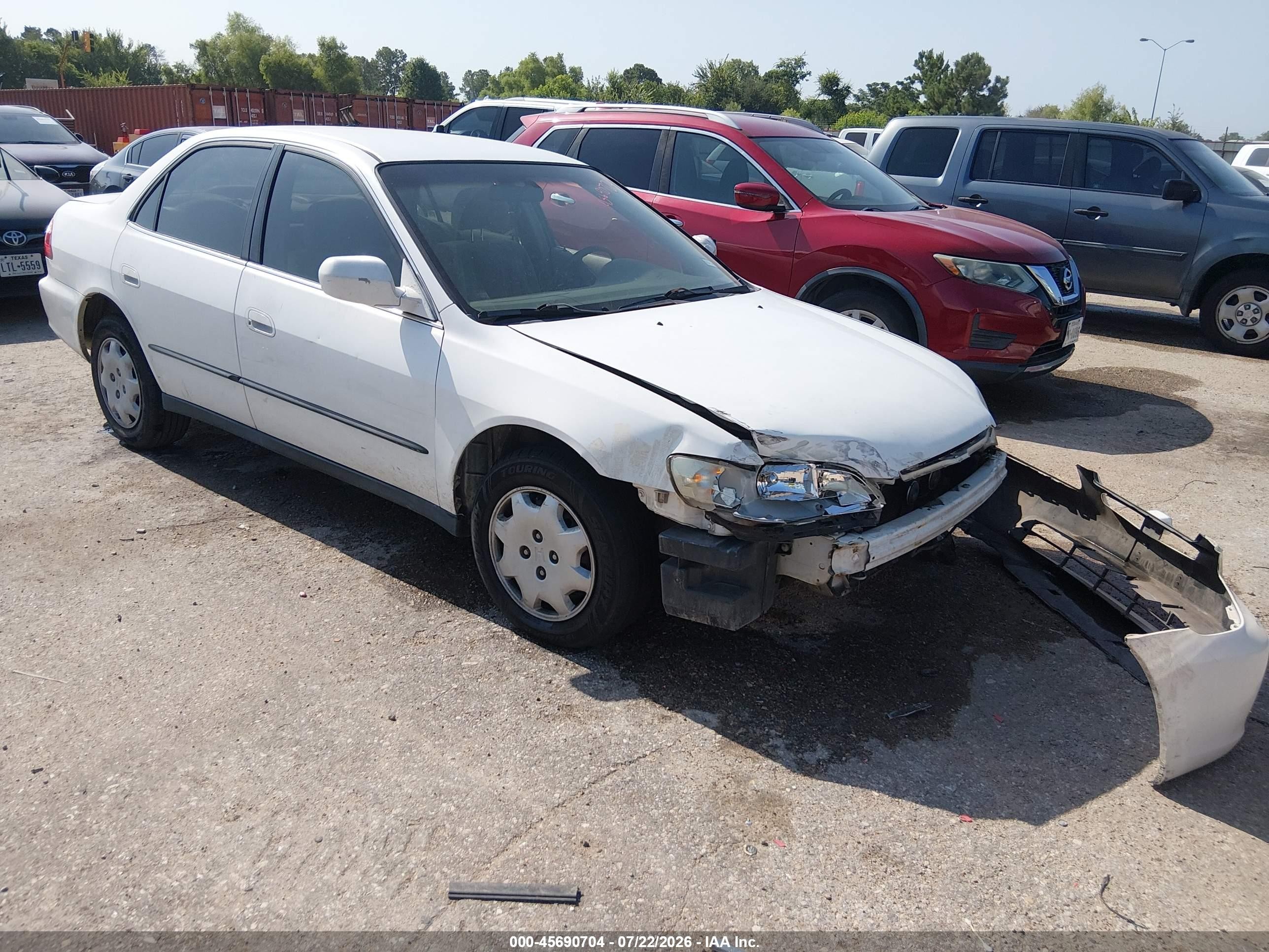 1999 Honda Accord LX, VIN JHMCG5646XC007512 — Обычный износ