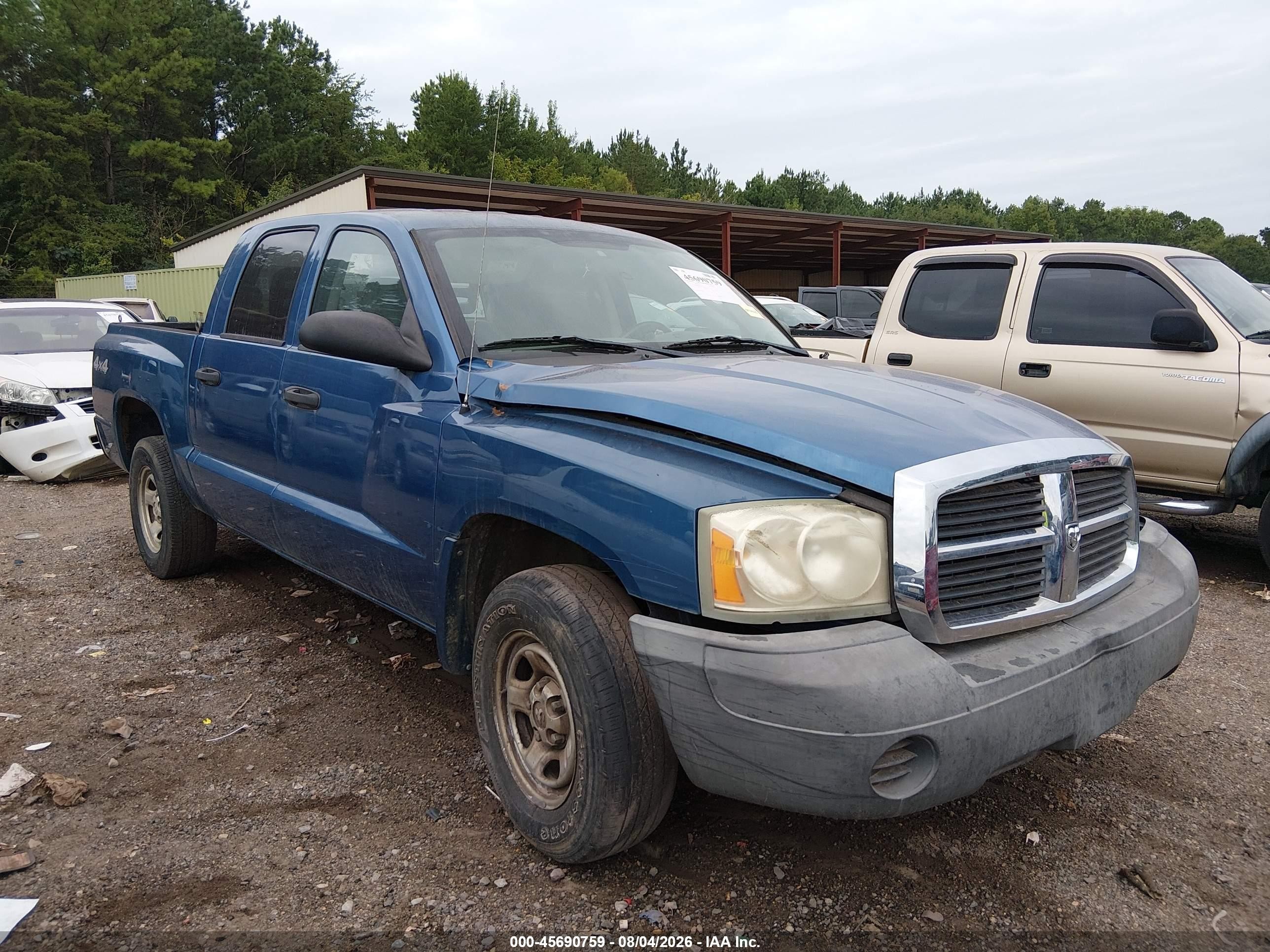 2006 Dodge Dakota ST, VIN 1D7HW28K66S665443 — Обычный износ