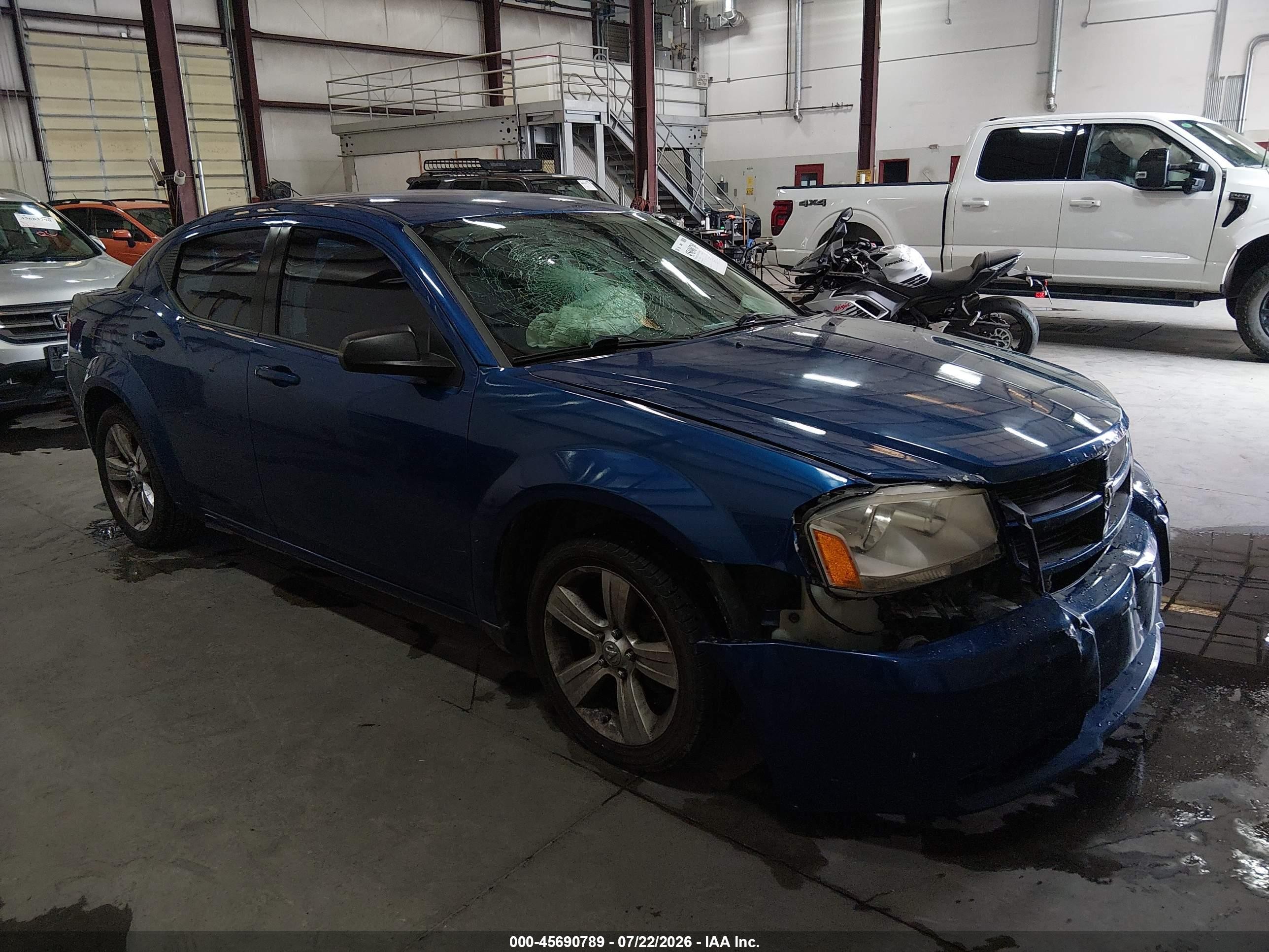 2009 Dodge Avenger SE, VIN 1B3LC46BX9N505551 — Front end