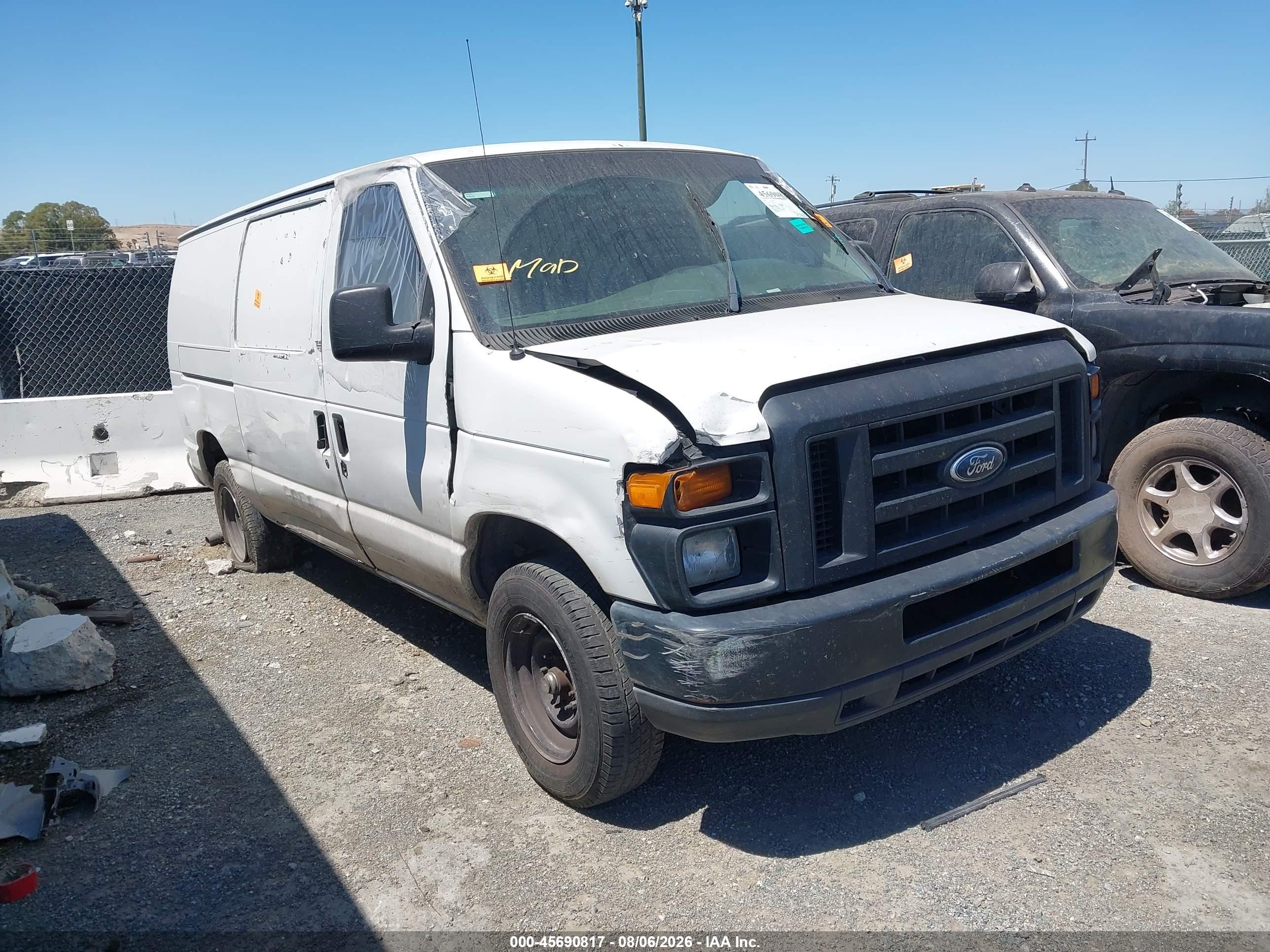 2008 Ford Econoline Cargo Commercial, VIN 1FTNE24W98DA75172 — Biohazard / chemical