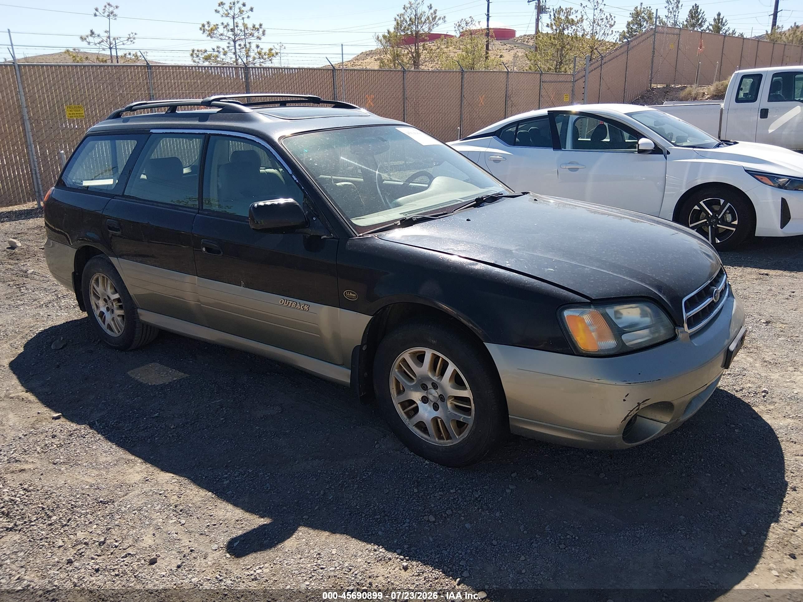 2001 Subaru Legacy Outback L.L. Bean, VIN 4S3BH806417651936 — Обычный износ