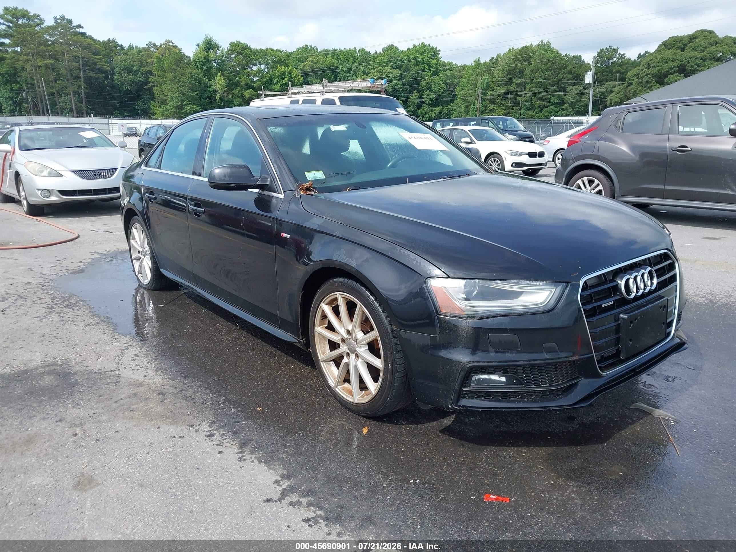 2014 Audi A4 Premium Plus, VIN WAUFFAFL2EN012464 — Обычный износ