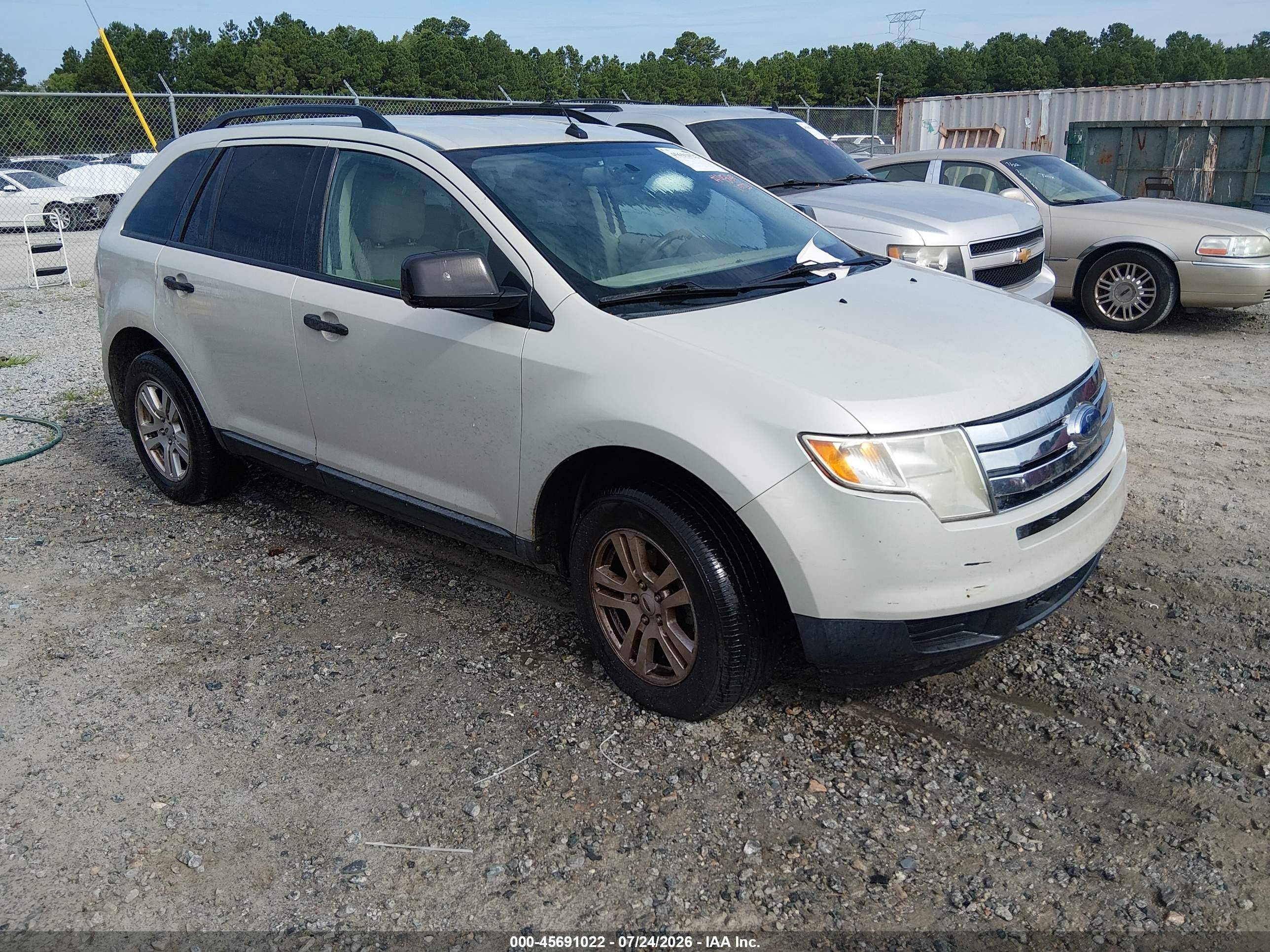 2007 Ford Edge SE, VIN 2FMDK36C97BA93913 — Normal wear