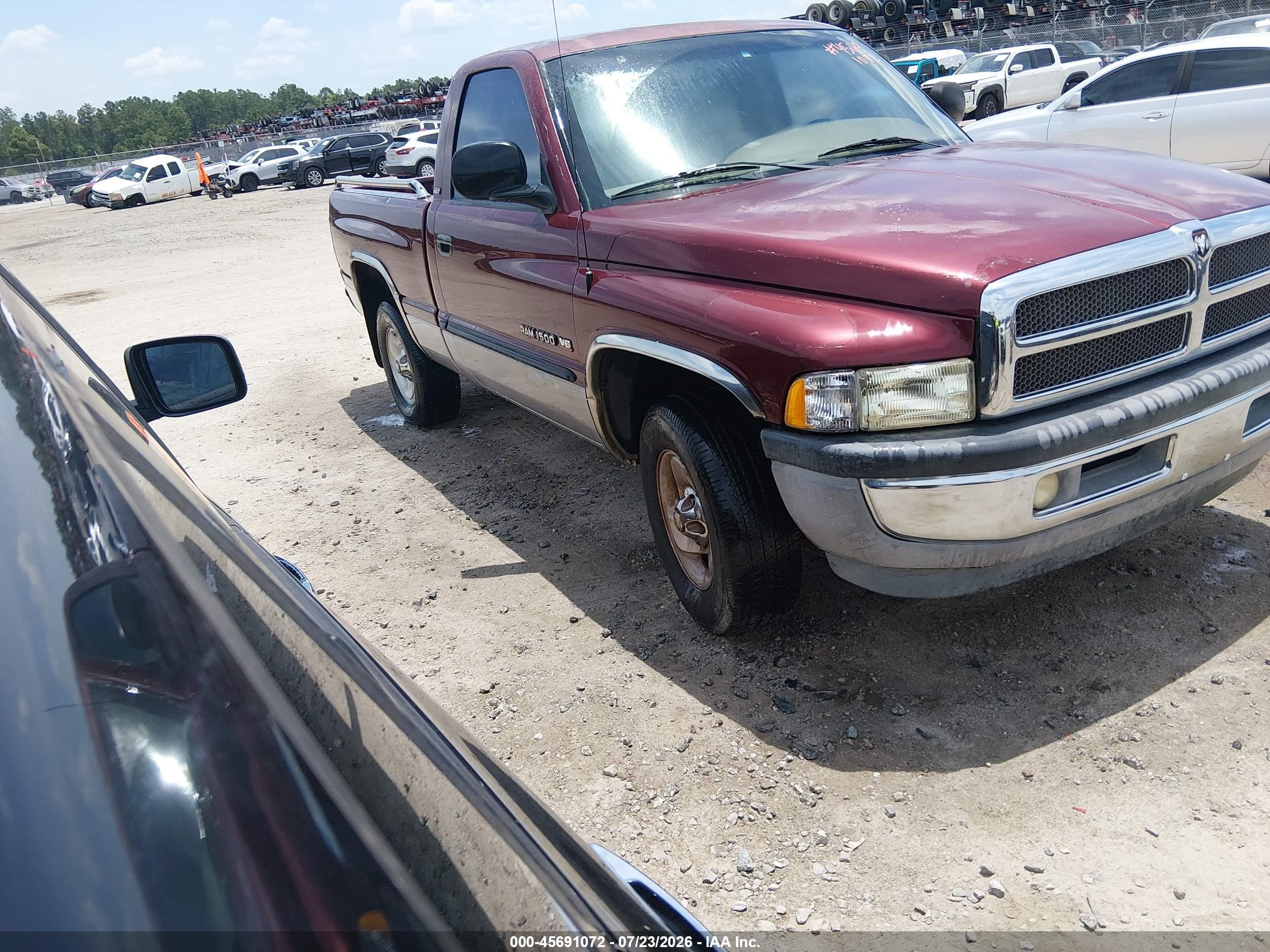 2000 Dodge 1500, VIN 1B7HC16ZXYS579293 — Обычный износ